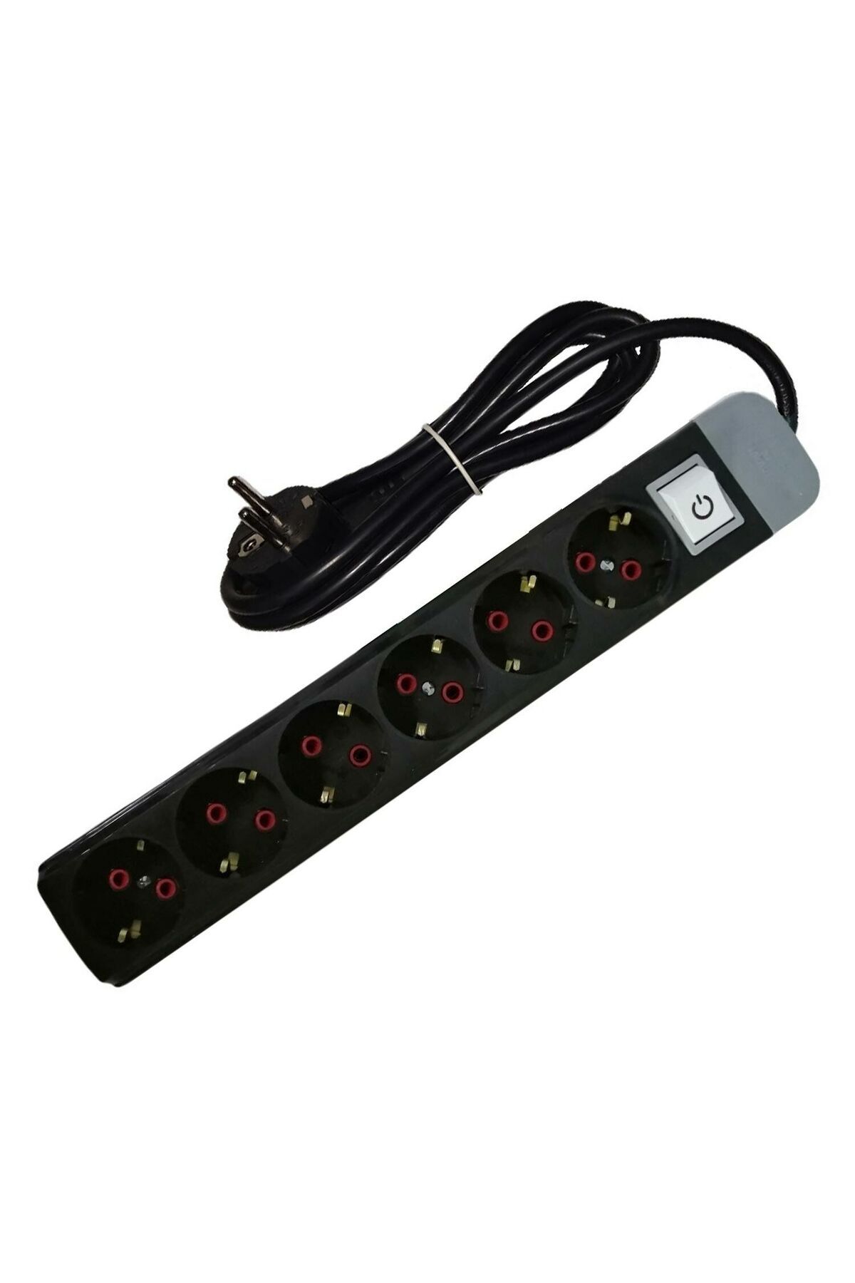 KİLİNCTECHSHOP ASGRUP-AS63AK 6Lı Akım Korumalı Priz 3 Metre Anahtarlı 150 Joule