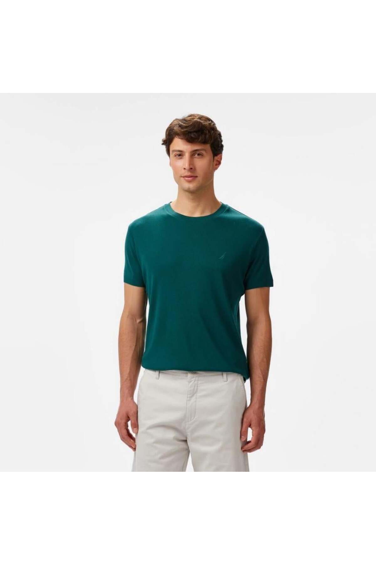 Nautica Erkek Yeşil Regular Fit T-Shirt
