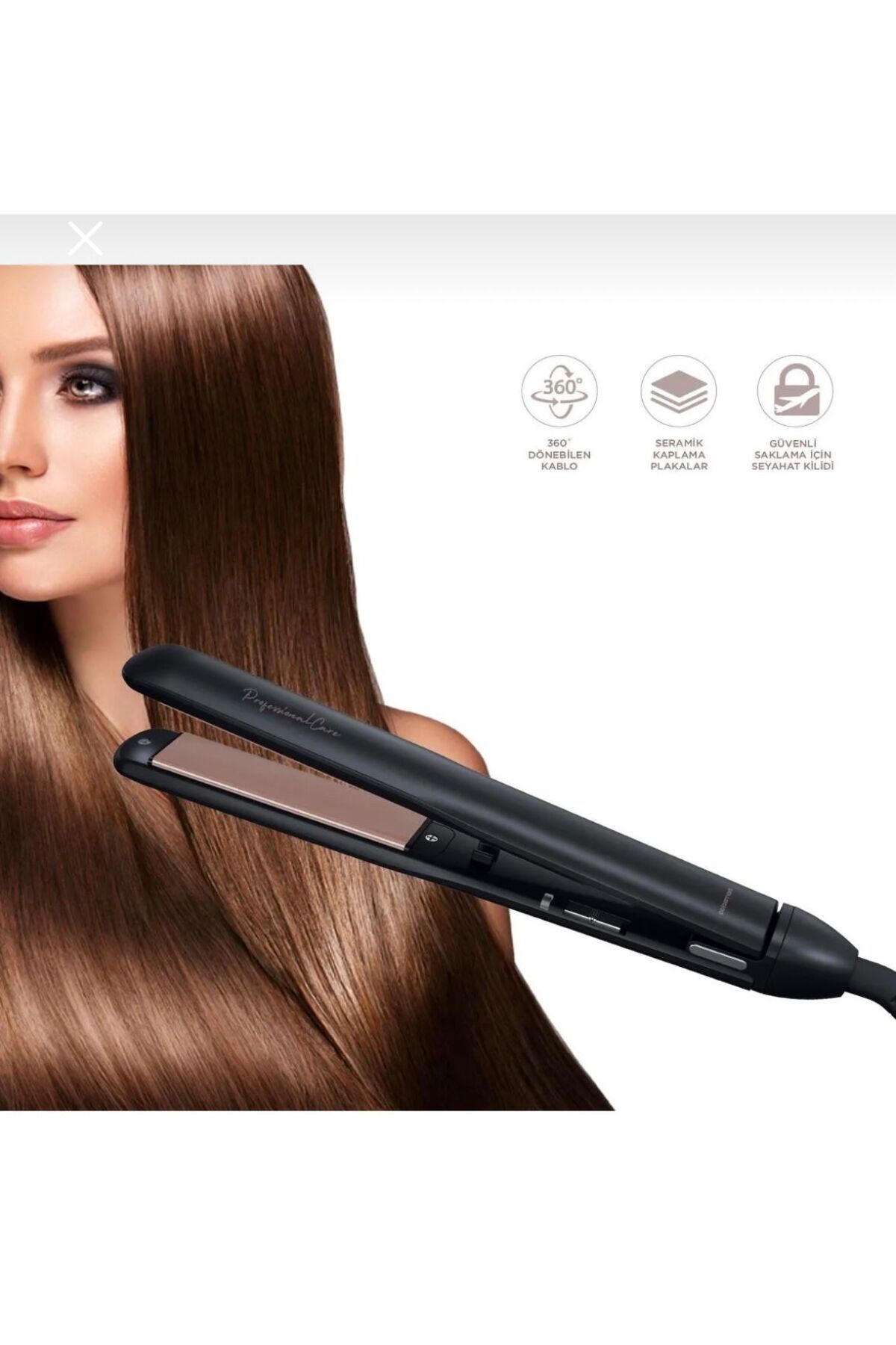 Polosmart PBS501 Saç Düzleştirici Siyah
