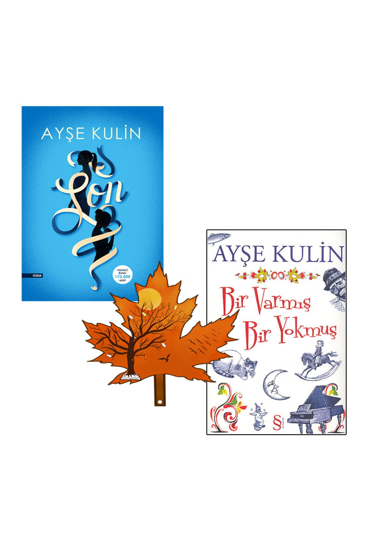 Everest Yayınları ayşe kulin - son - bir varmış bir yokmuş - 2 kitap ve kitap ayracı