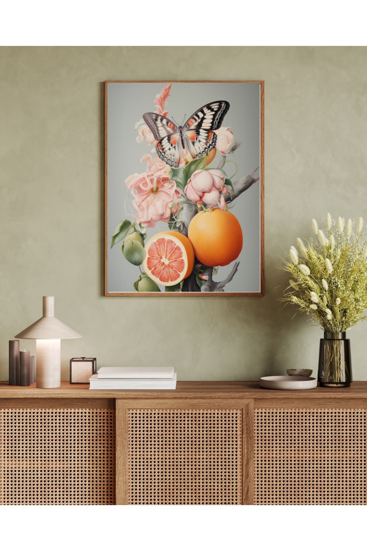 woodhomeworks tek parça salon ofis dekor tablo