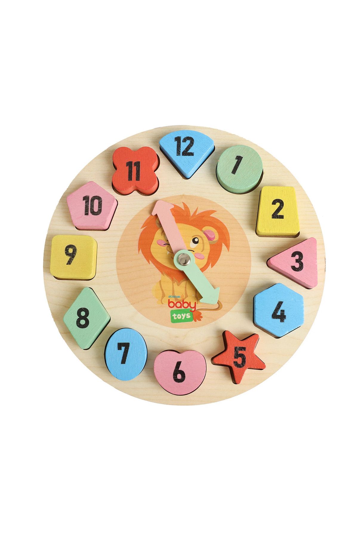 baby toys Montessori Ahşap Puzzle Saat