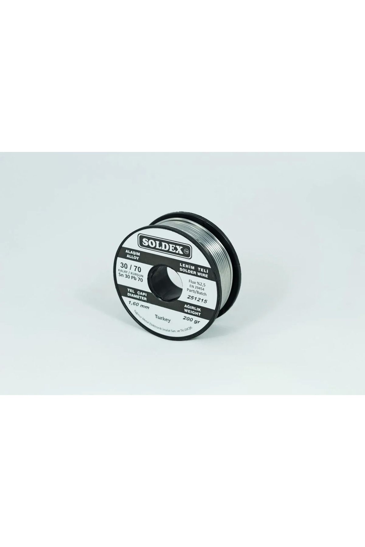 Serero 30-70 Lehim Teli 200 Gr 1,6 Mm Sn:30 - Pb:70