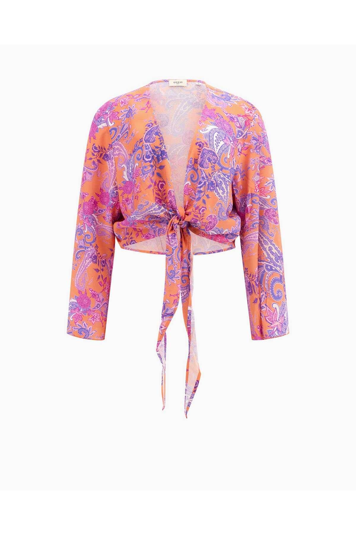 Guess Knotted Crop Kimono