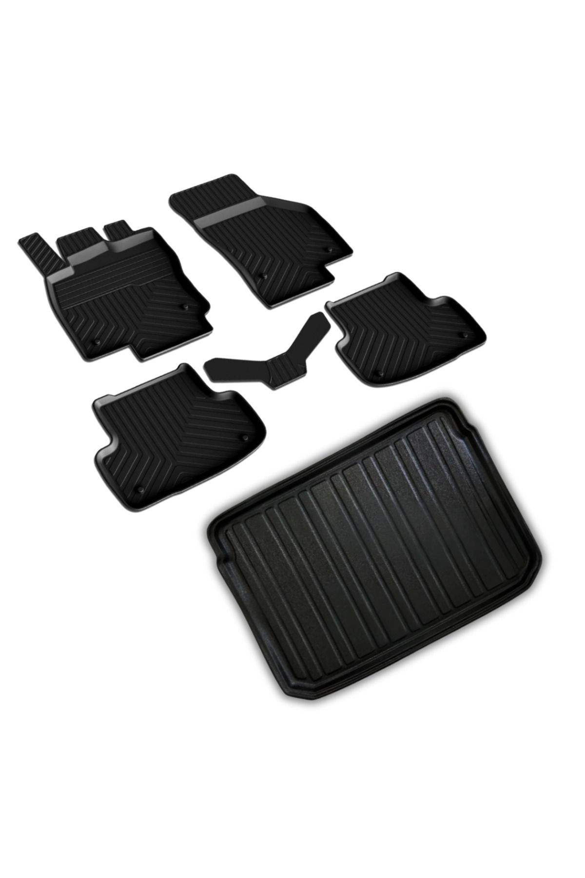 ferrous autoaccessories Audi A3 HB Ferrous 4D Paspas ve 3D Bagaj Havuzu 2012 2020
