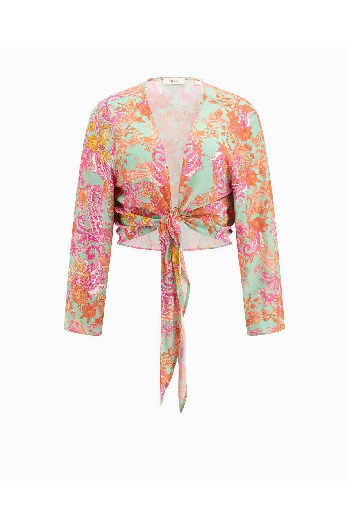 Guess Knotted Crop Kimono