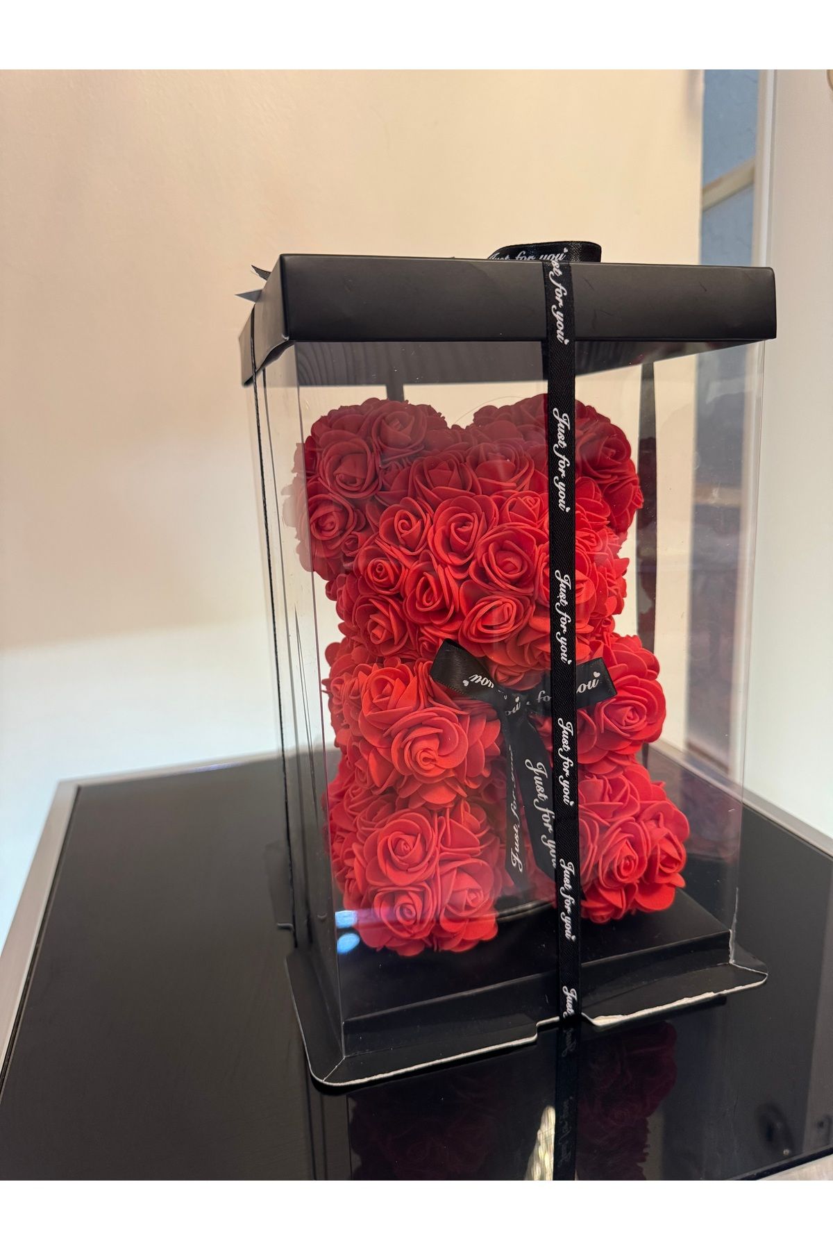 Gadiva Flowers Kırmızı Teddy Ayıcık Kutu Gül