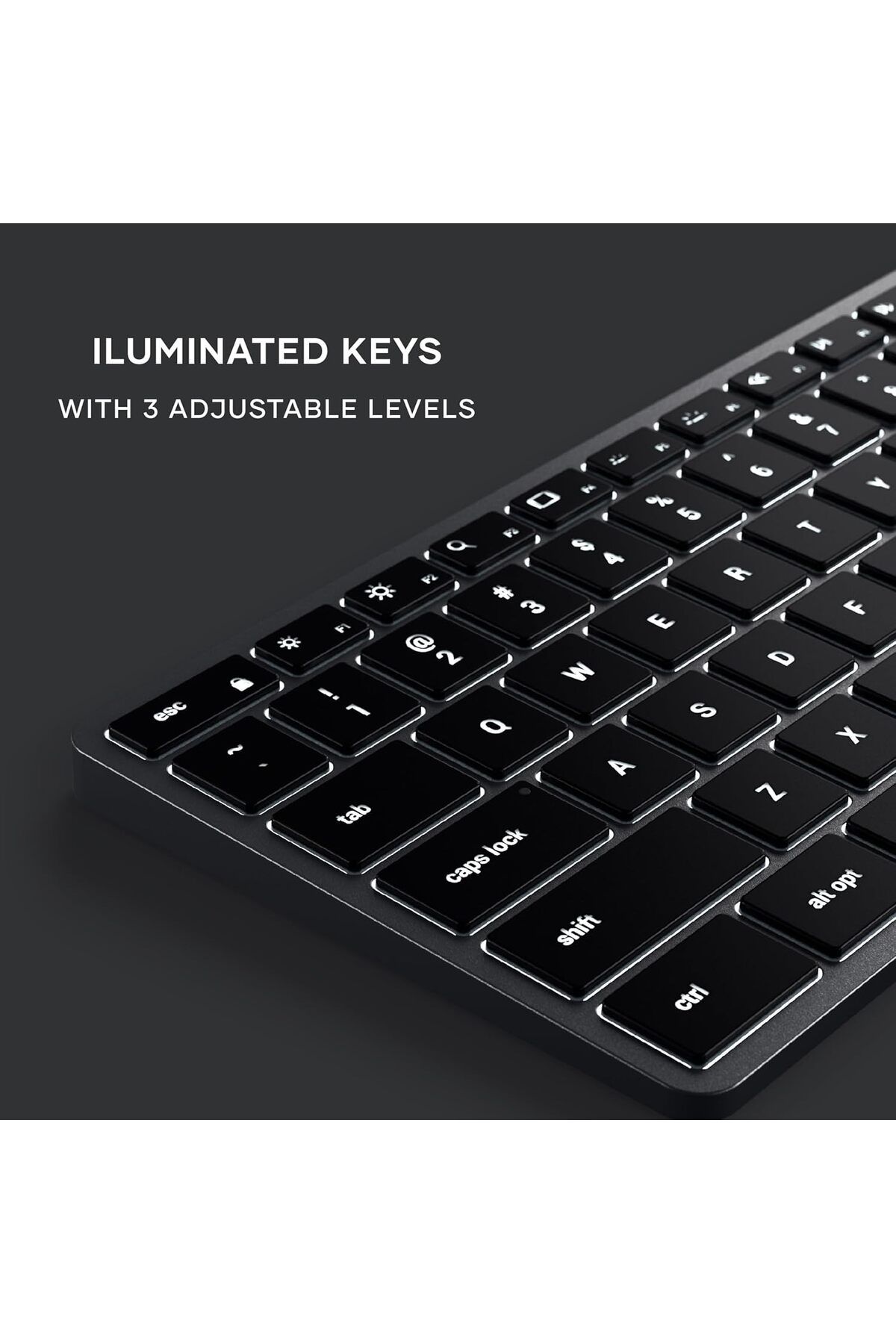 Satechi-Slim W3 Wired Backlit Keyboard with Numeric Keypad 3