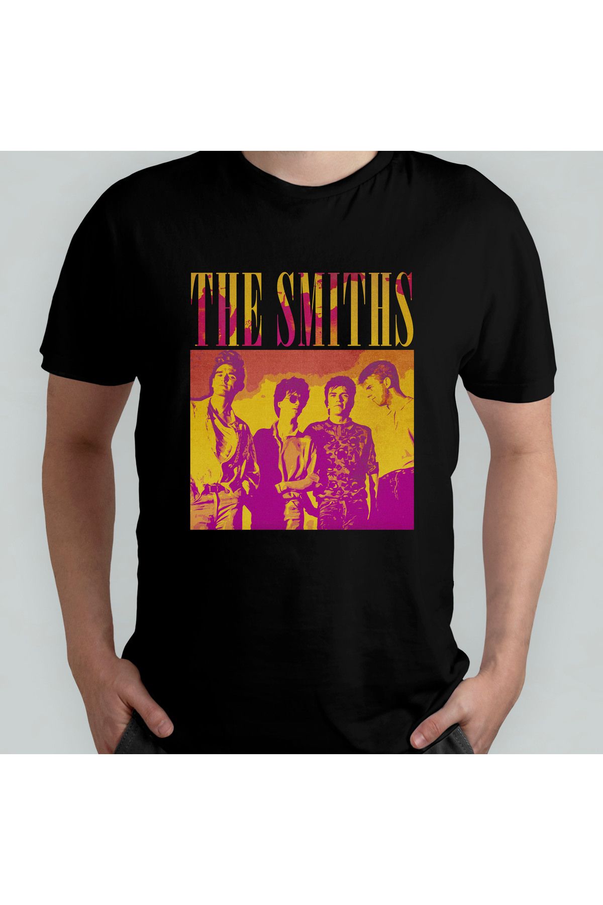 Pixxa The Smiths Unisex %100 Pamuklu Bisiklet Yaka T-Shirt Model 1