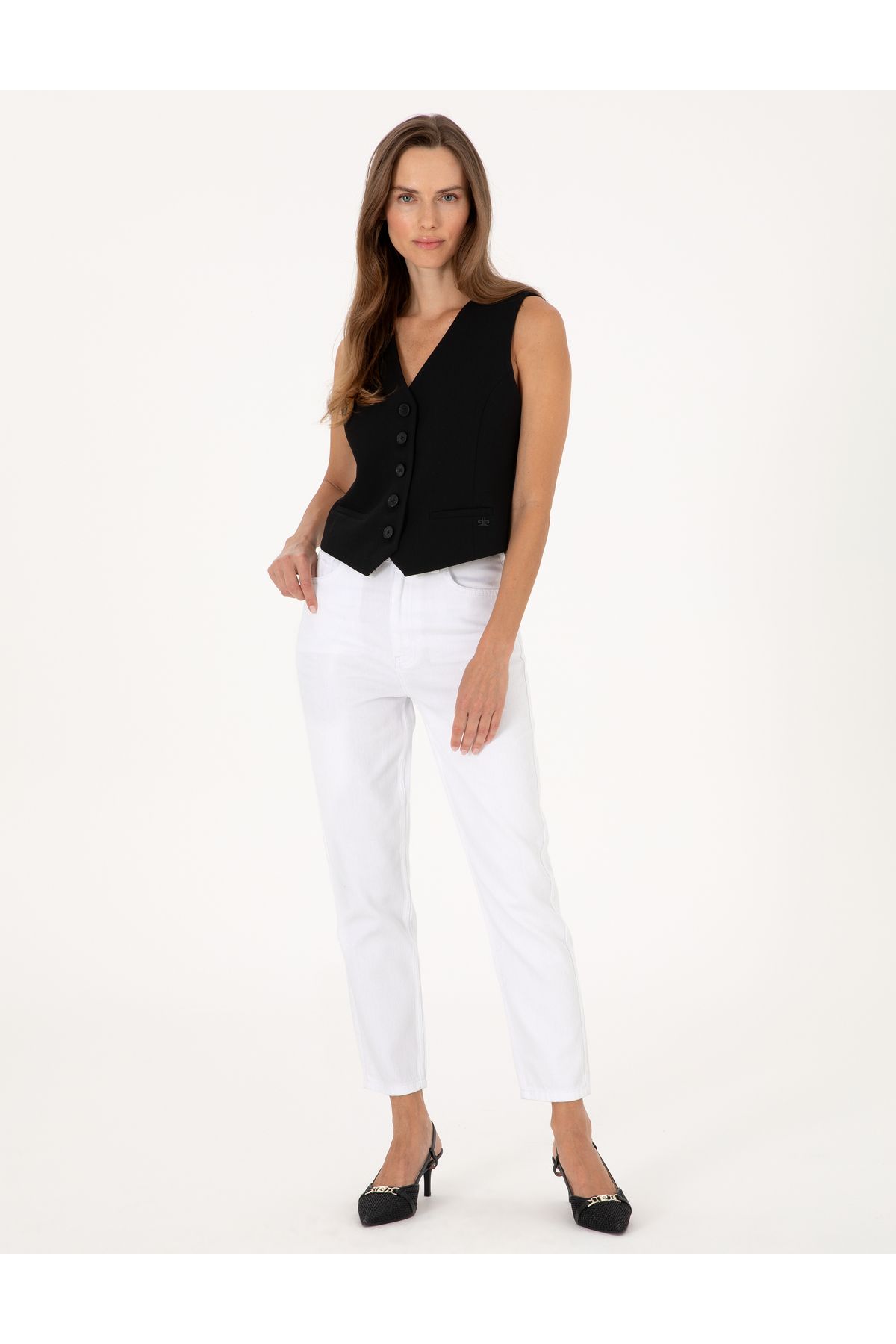 Pierre Cardin Beyaz Jean Pantolon 50313234-VR013