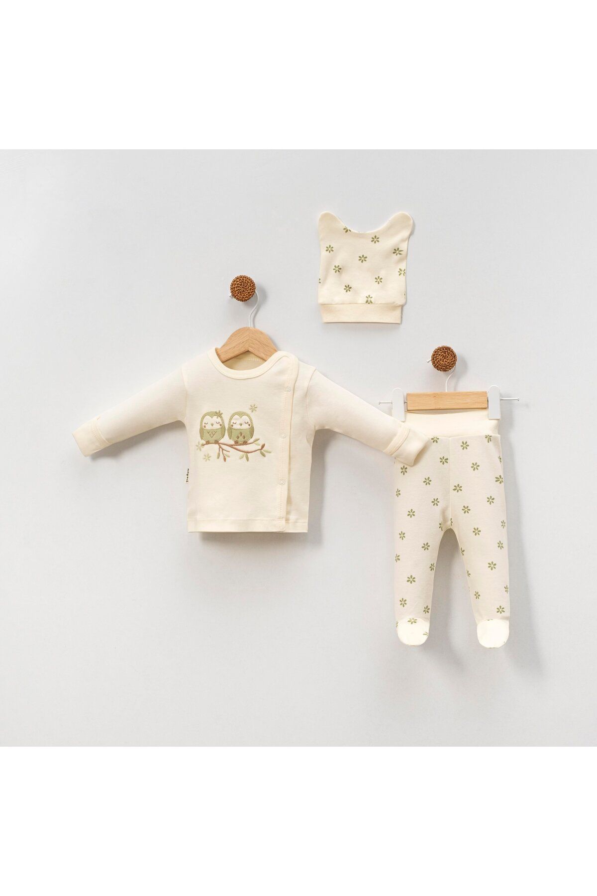 Babycan BABY CAN NAKIŞ DETAYLI ZIBIN TAKIMI 0-3 M