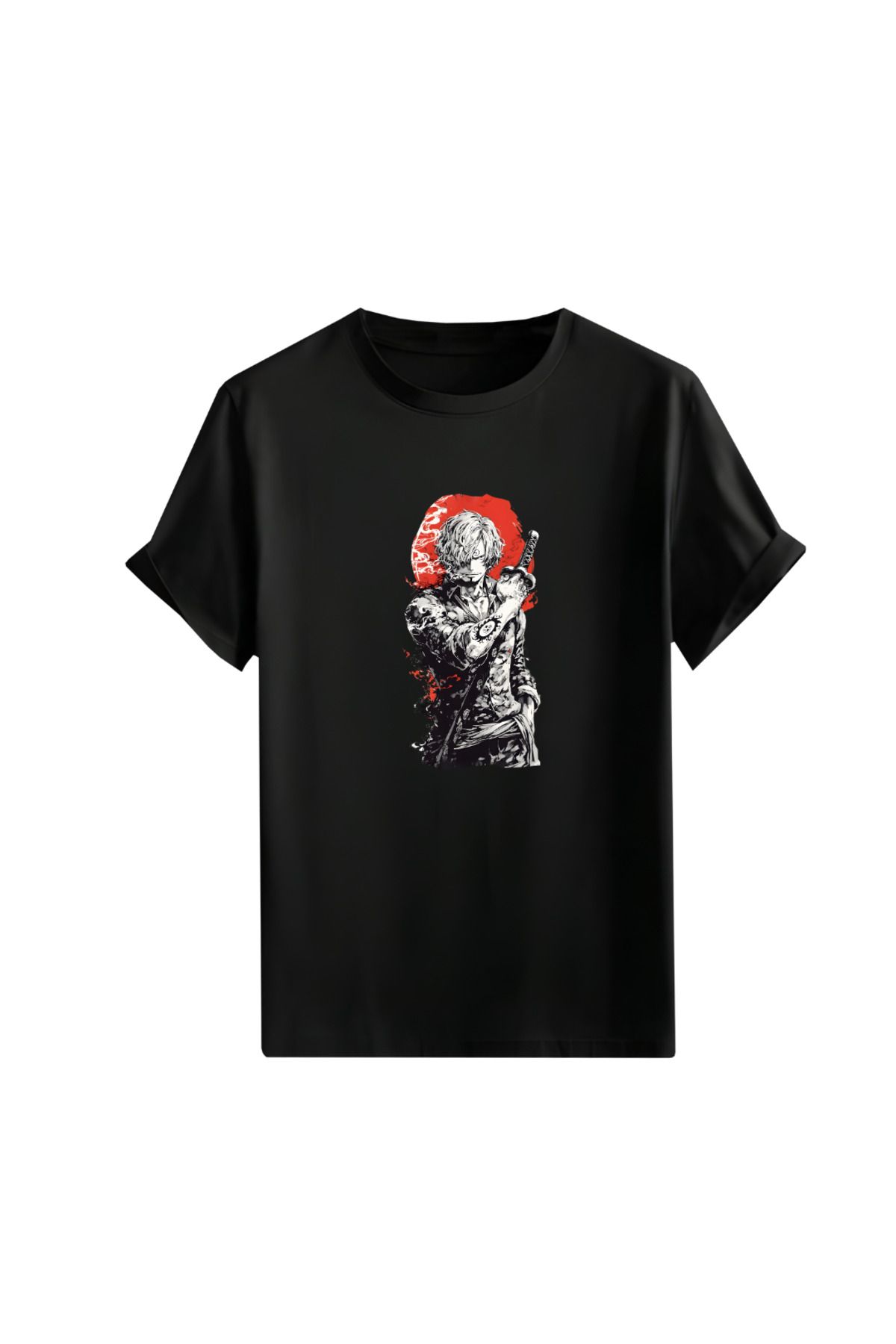 Gölge Store Anime Baskılı Oversize Unisex Tişört