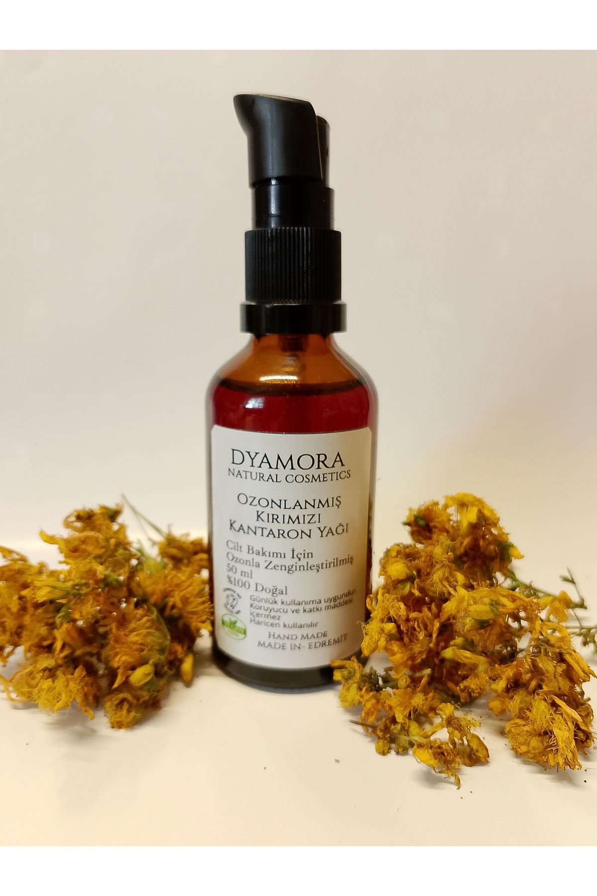 Dyamora Natural Cosmetıcs Ozonlu Kantaron Yağı 50ml