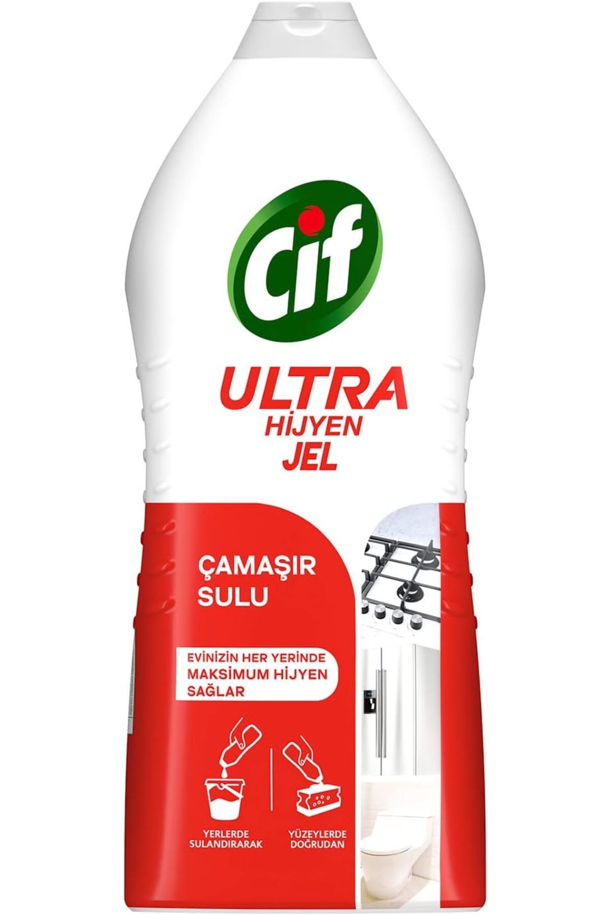 Cife Cif Ultra Hijyen Jel Yüzey Temizleyici Yağ Çözücü 1500 ml