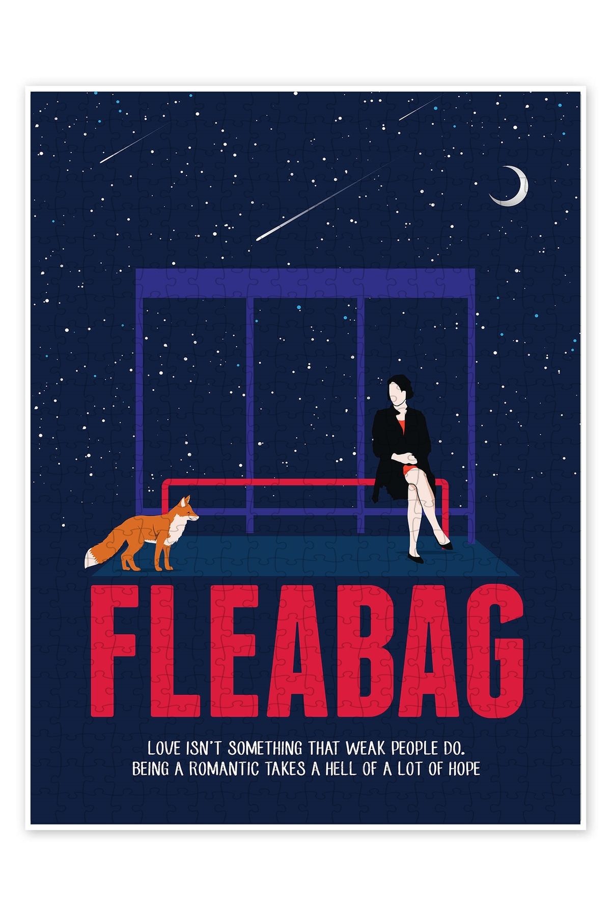 Jeronkarji Fleabag 500 Parça Puzzle Yapboz Klasik Film Temalı