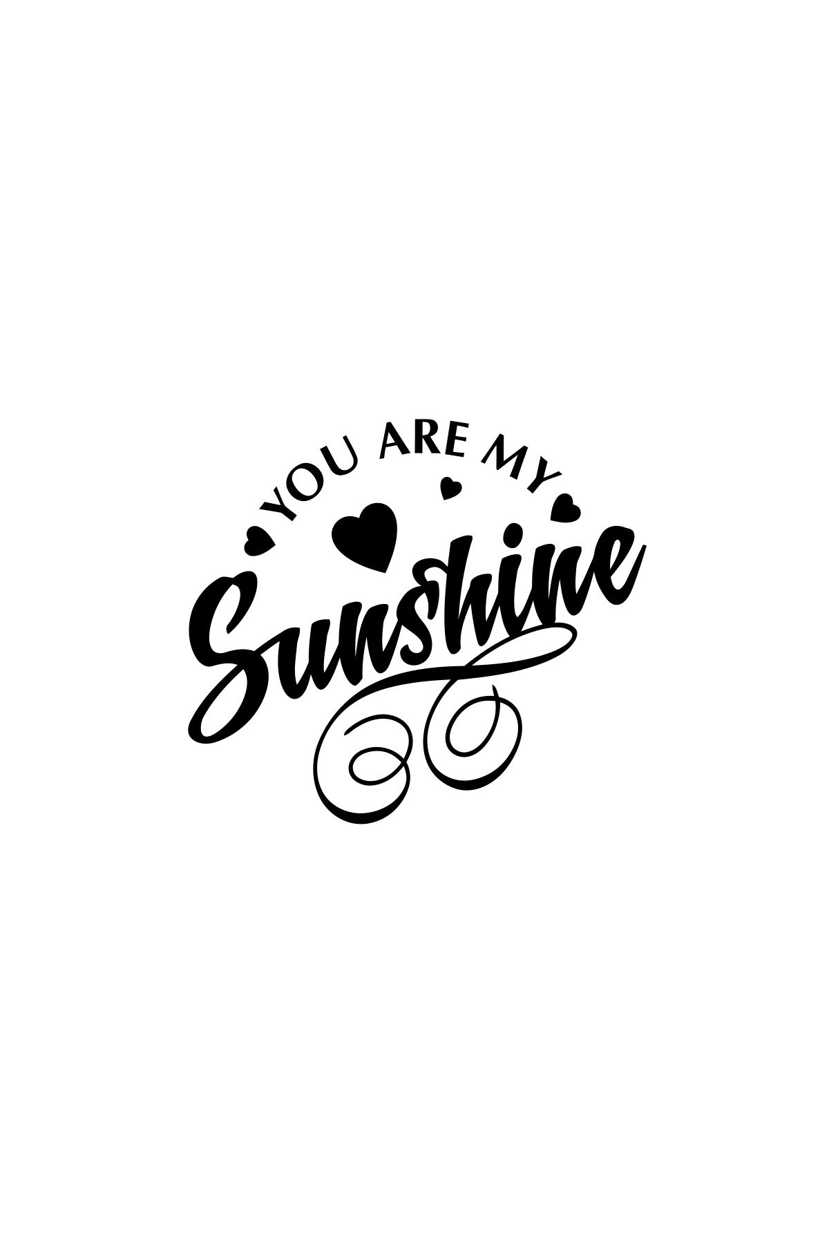 Reysa Tasarım Sunshine Sticker 17x17 Cm Siyah