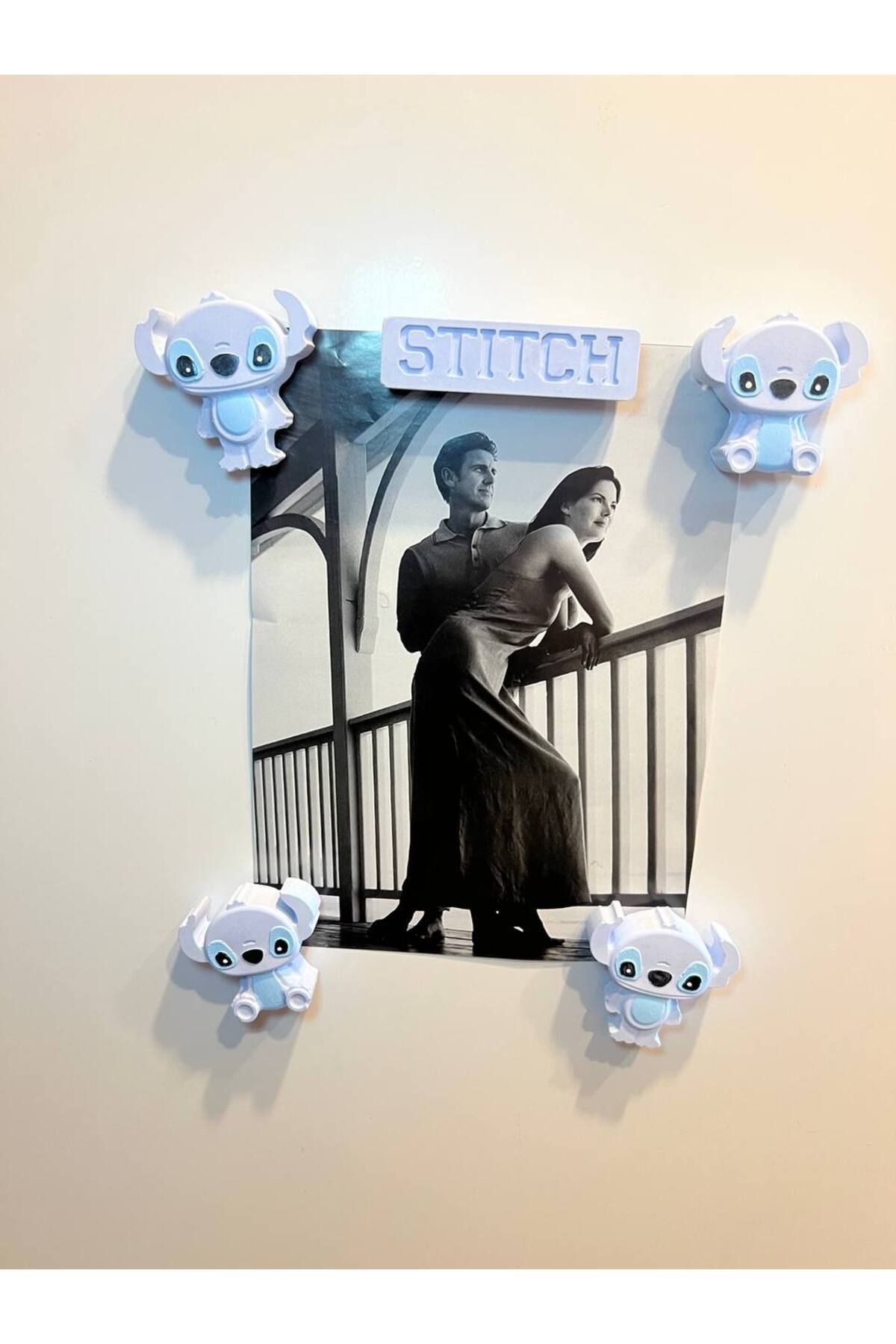 Love Candle Dekor Stitch Temalı Magnet, Stitch Magnet, Stitch Magnet Seti