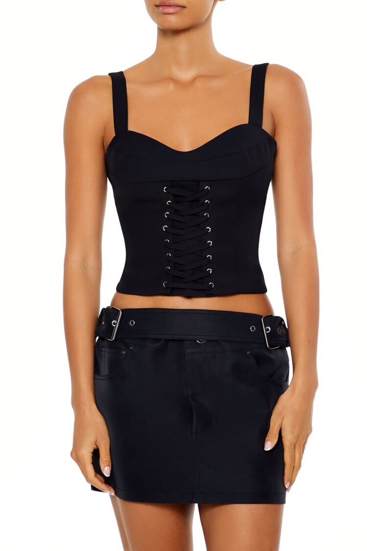 Forever 21 Bağlama Detaylı Askılı Bluz