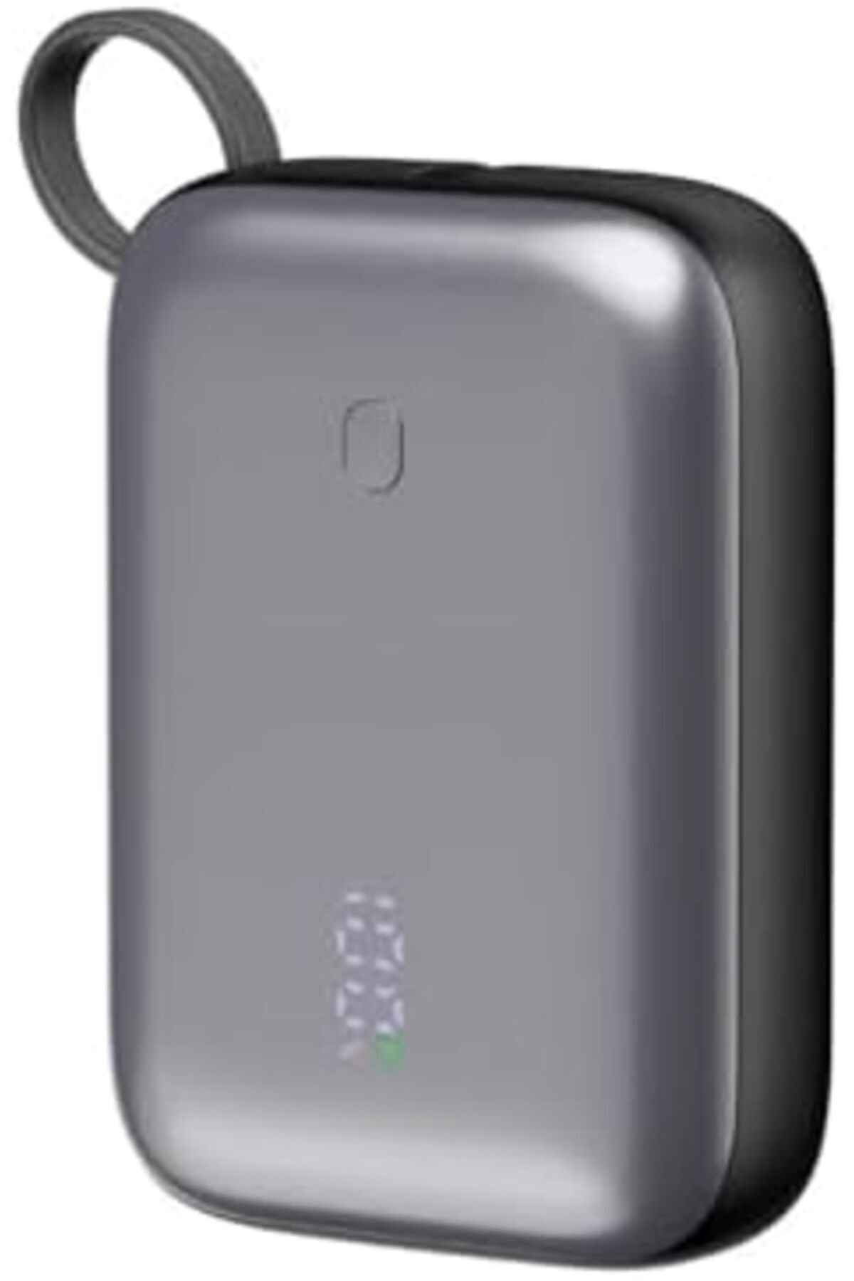 IQ TOUCH-10000mAh Mini Power Bank, Built-in USB-C Cable, 22.5W PD Fast Charging, 3A Max Output, LED Indicator 2