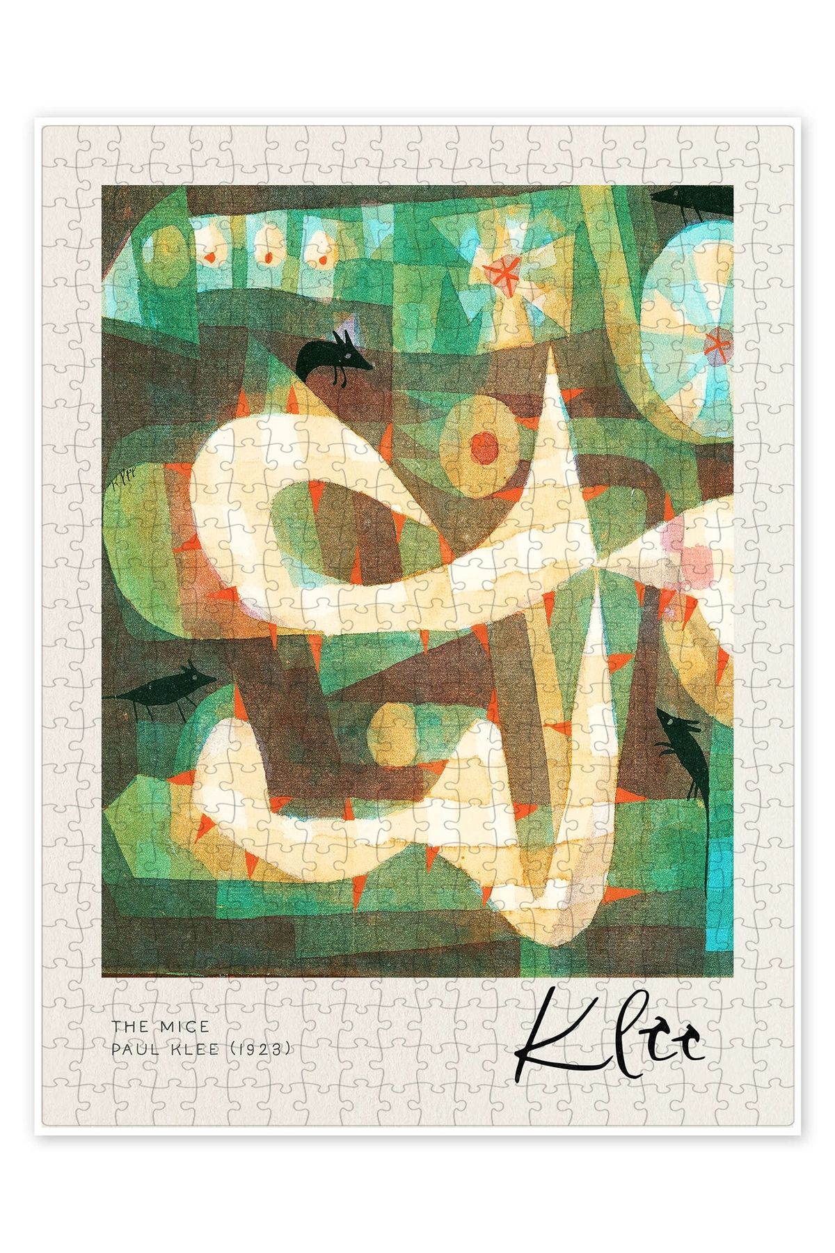 Jeronkarji The Mice 500 Parça Puzzle Yapboz Bohem Soyut Sanat Temalı