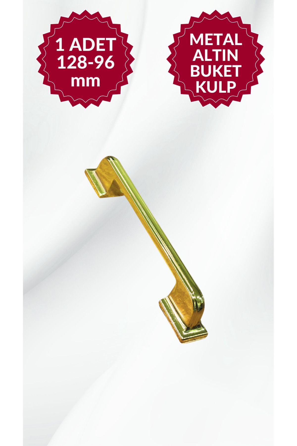 MKLAKS 96-128MM BUKET Alüminyum Metal KULP (ALTIN) Mobilya Mutfak Çekmece Dolap Kapak – Dayanıklı Tasarım