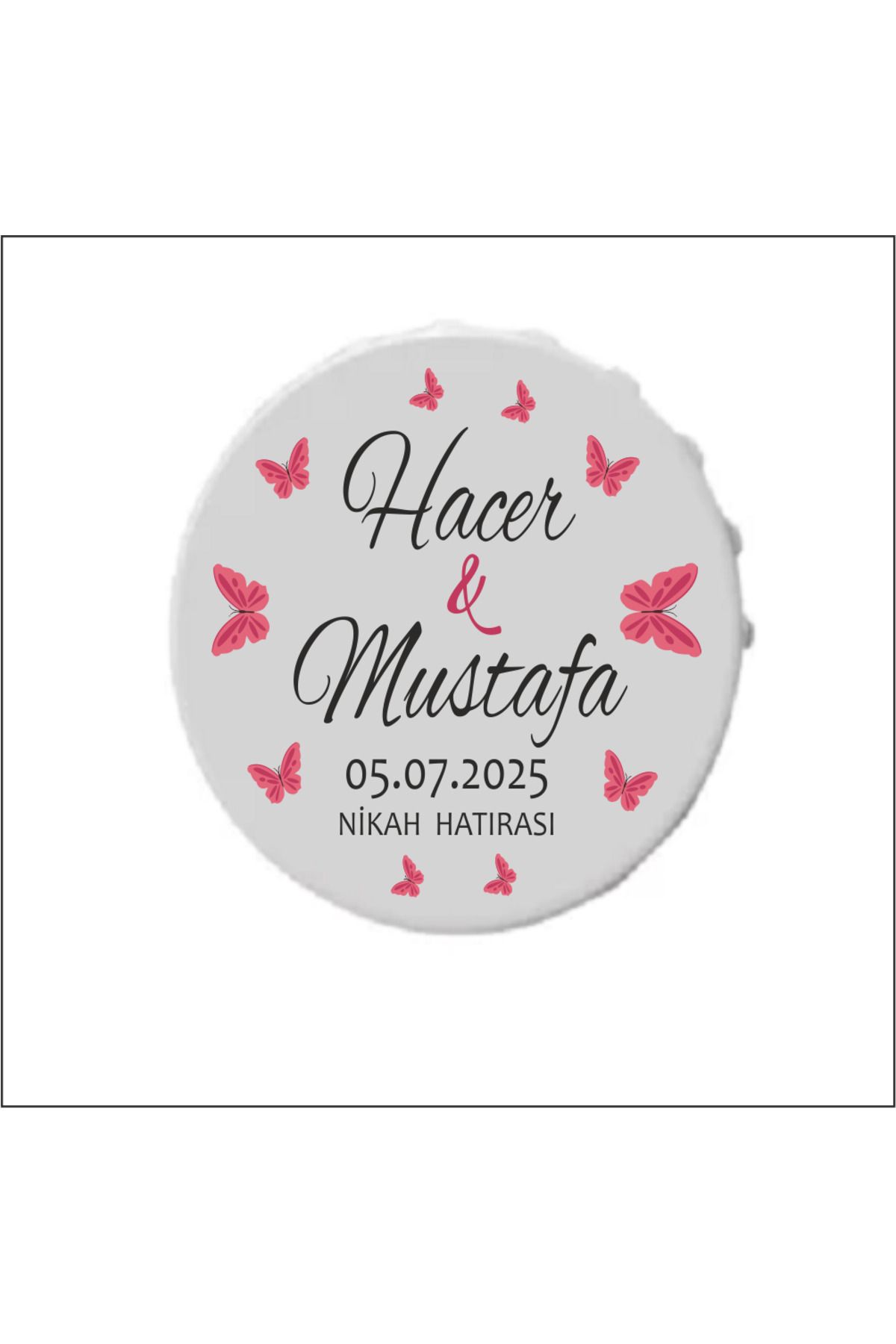 bertekdijital Bertek Dijital 10 Adet Düğün Nişan Nikah Kapak Magnet Açacak Kp06-10