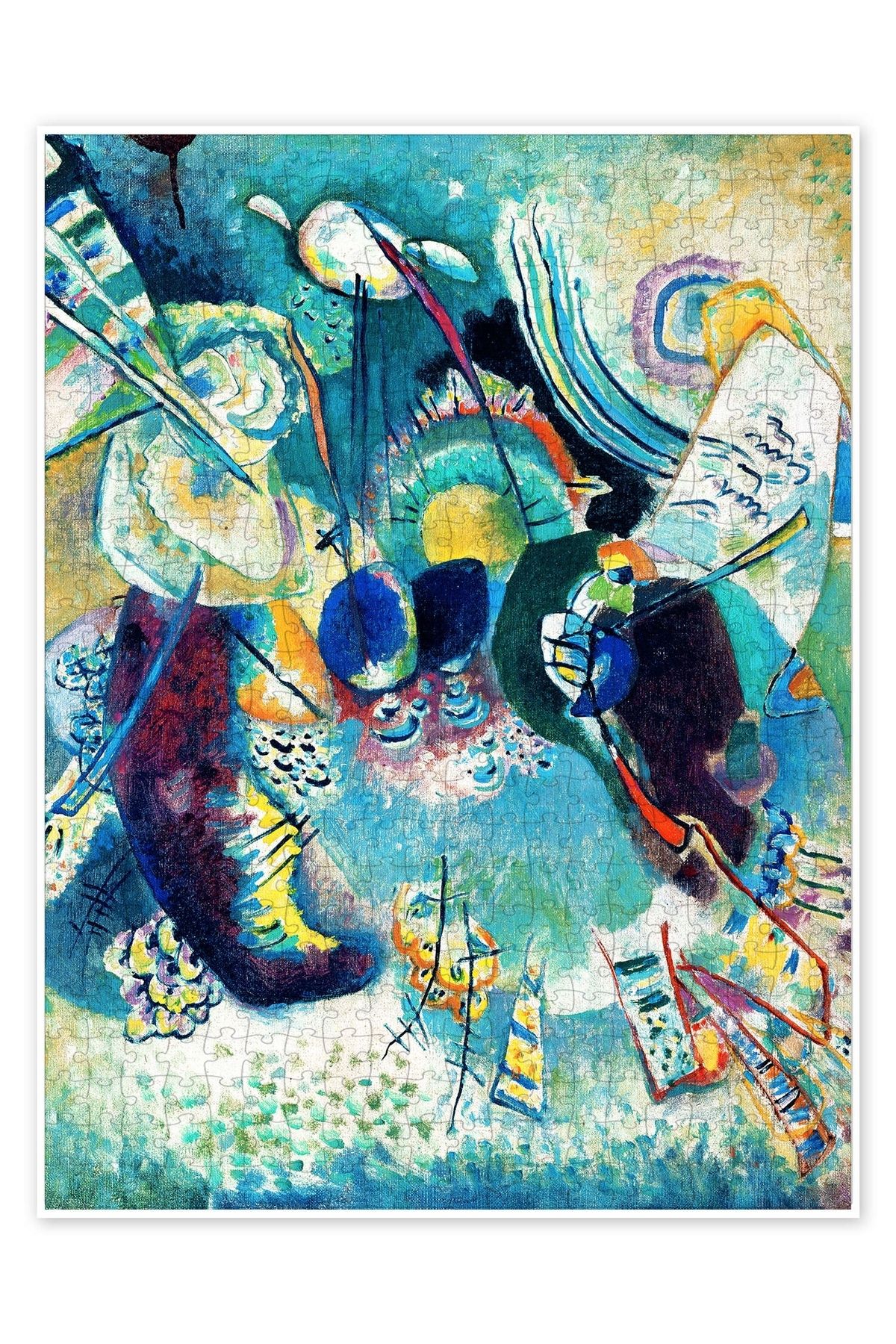 Jeronkarji Kompozisyon, 1916 500 Parça Puzzle Yapboz Bohem Soyut Sanat Temalı