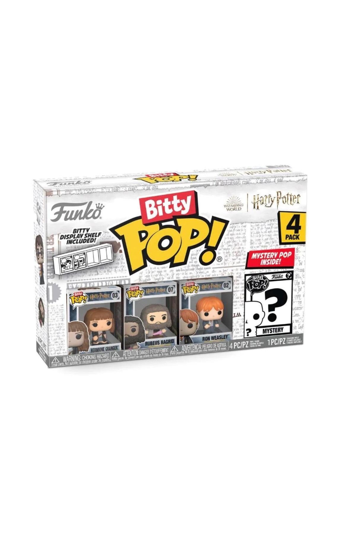 Funko Format Aksesuar Funko Bitty POP Harry Potter: Hermione 4'lü Paket