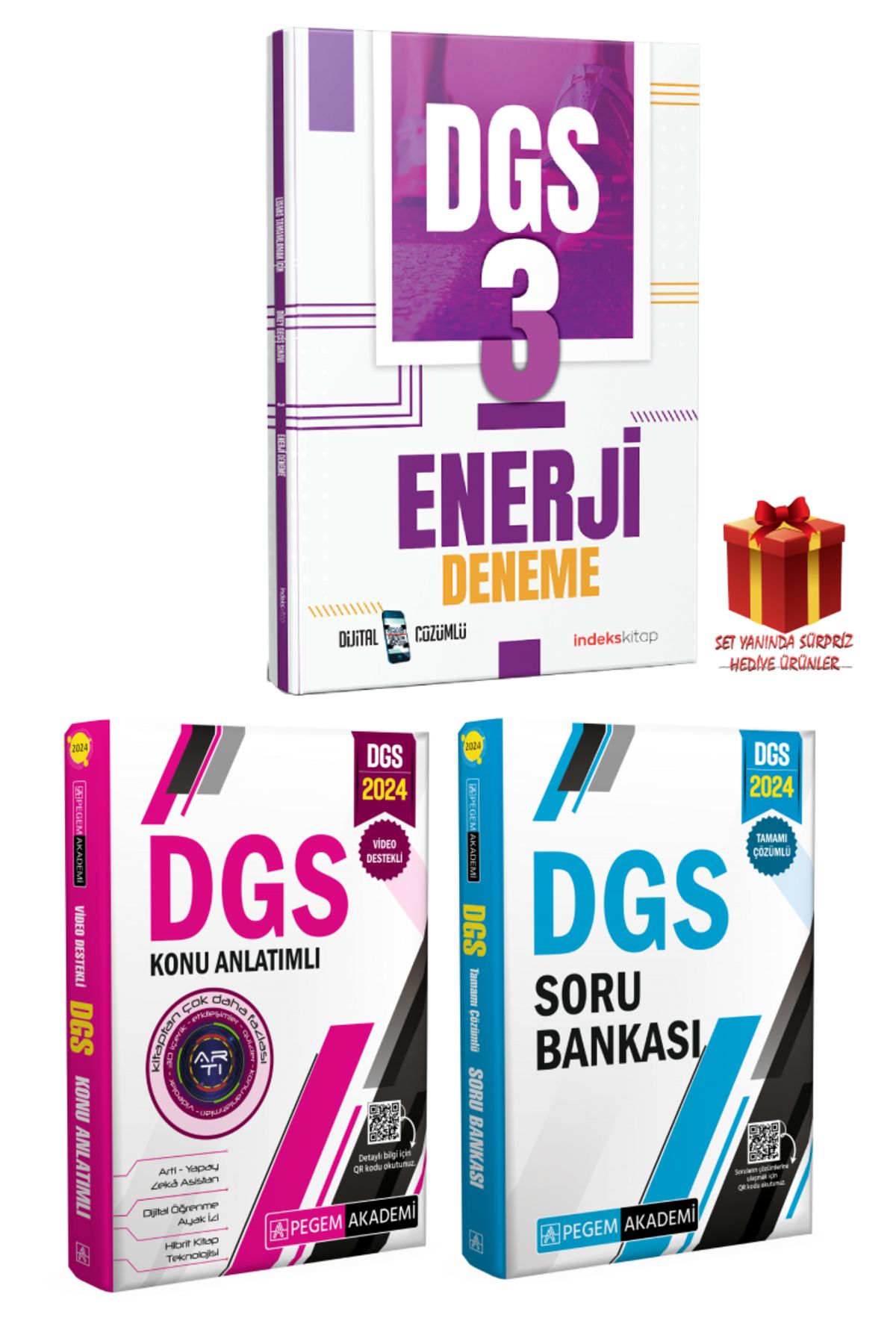 İndeks Akademi 2025 İndeks Akademi DGS Deneme+Pegem DGS Konu Anlatım+DGS Soru Bankası+Hediye