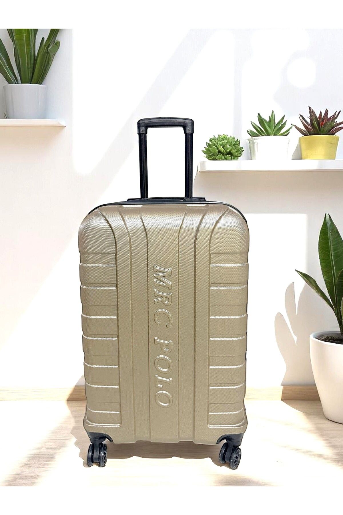 Metro 63 Abs Orta Boy Gold Paket Valiz