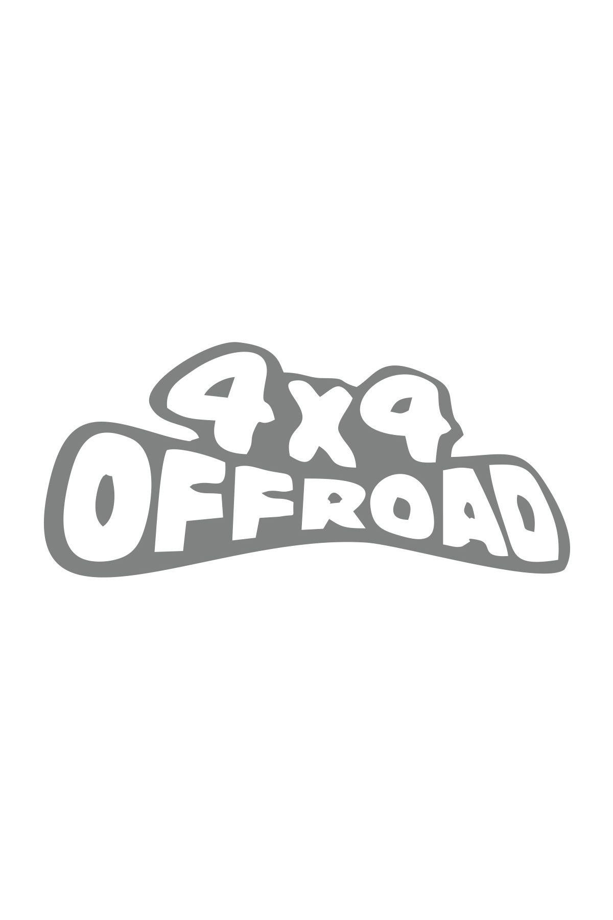 Reysa Tasarım 4x4 Off Road Sticker 17x17 Cm Gri