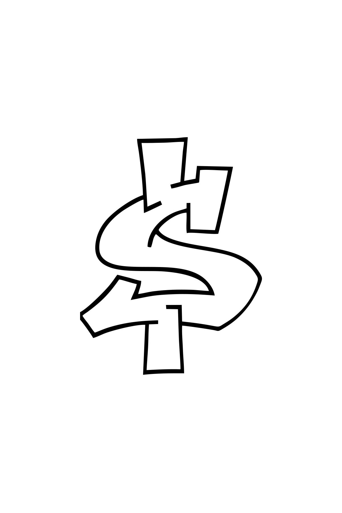 Reysa Tasarım Dolar Sticker 17x17 Cm Siyah