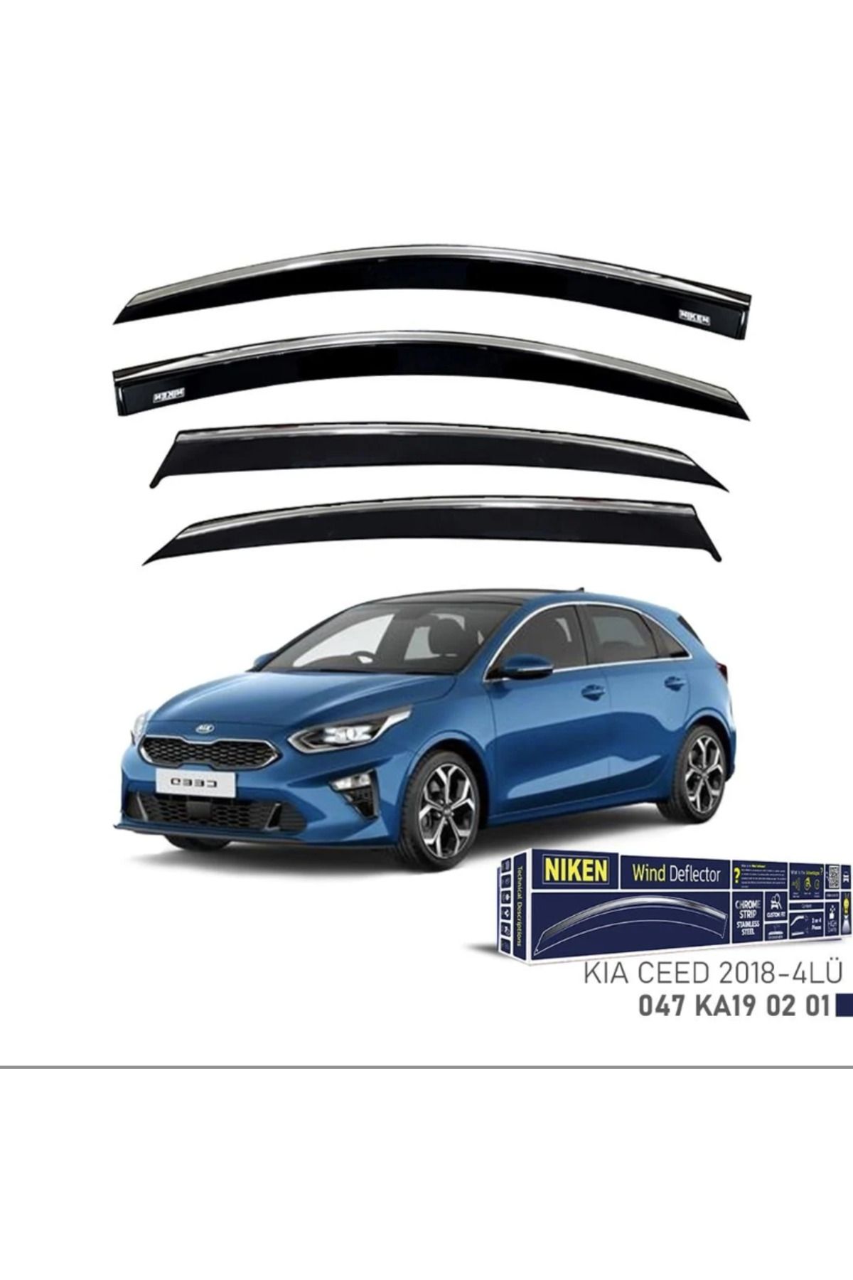Niken KİA CEED ARACA ÖZEL CAM RÜZGARLIĞI 2018 2019 2020 2021 2022 2023 2024