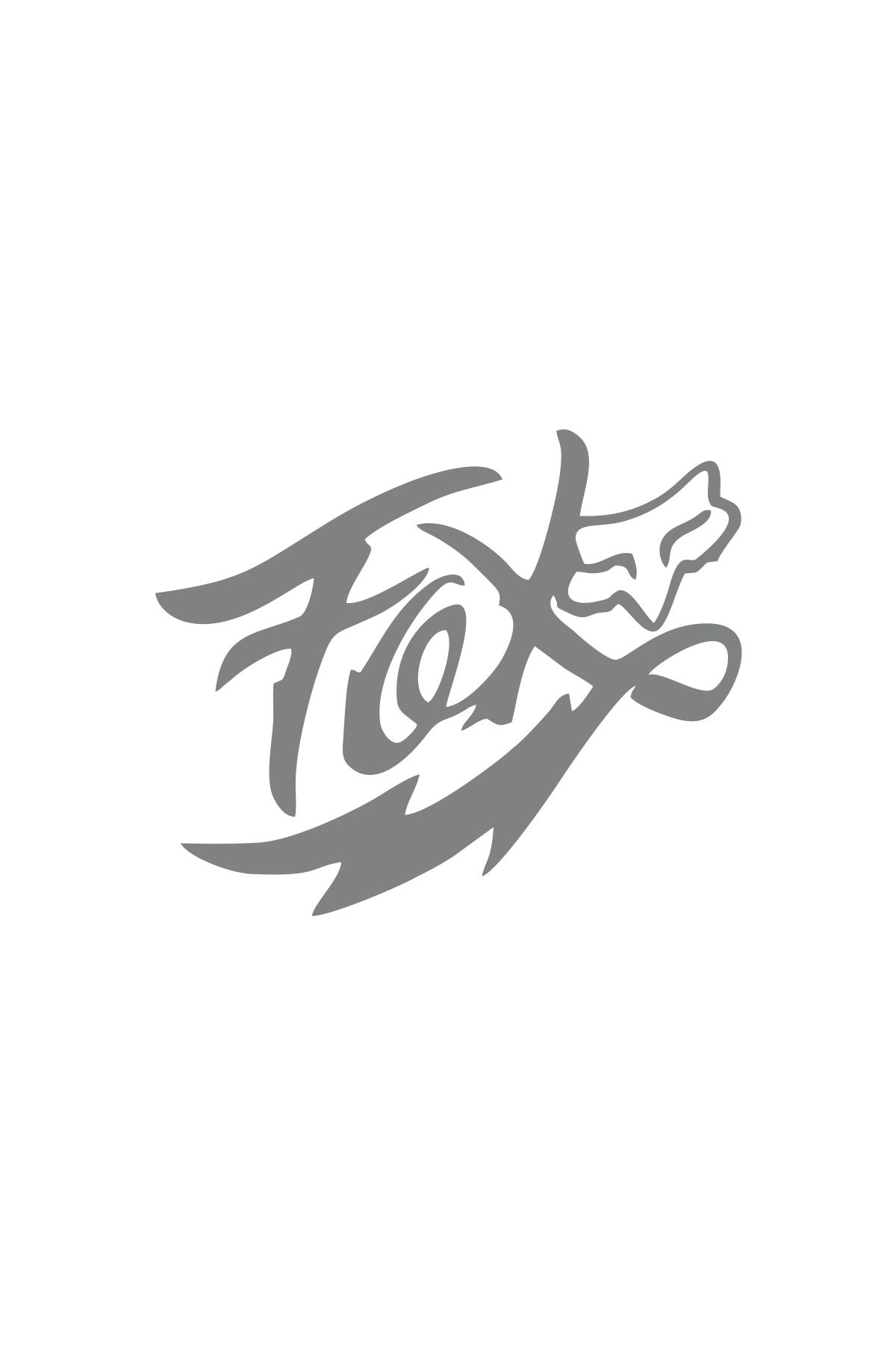 Reysa Tasarım Fox Tilki Sticker 17x17 Cm Gri