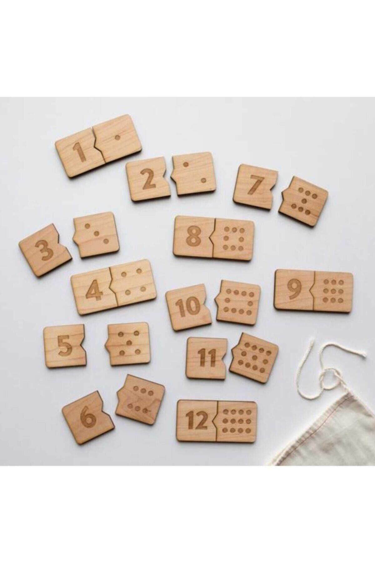 Aoz atölye Domino Stili Eşleştirme Sayı Oyunu
