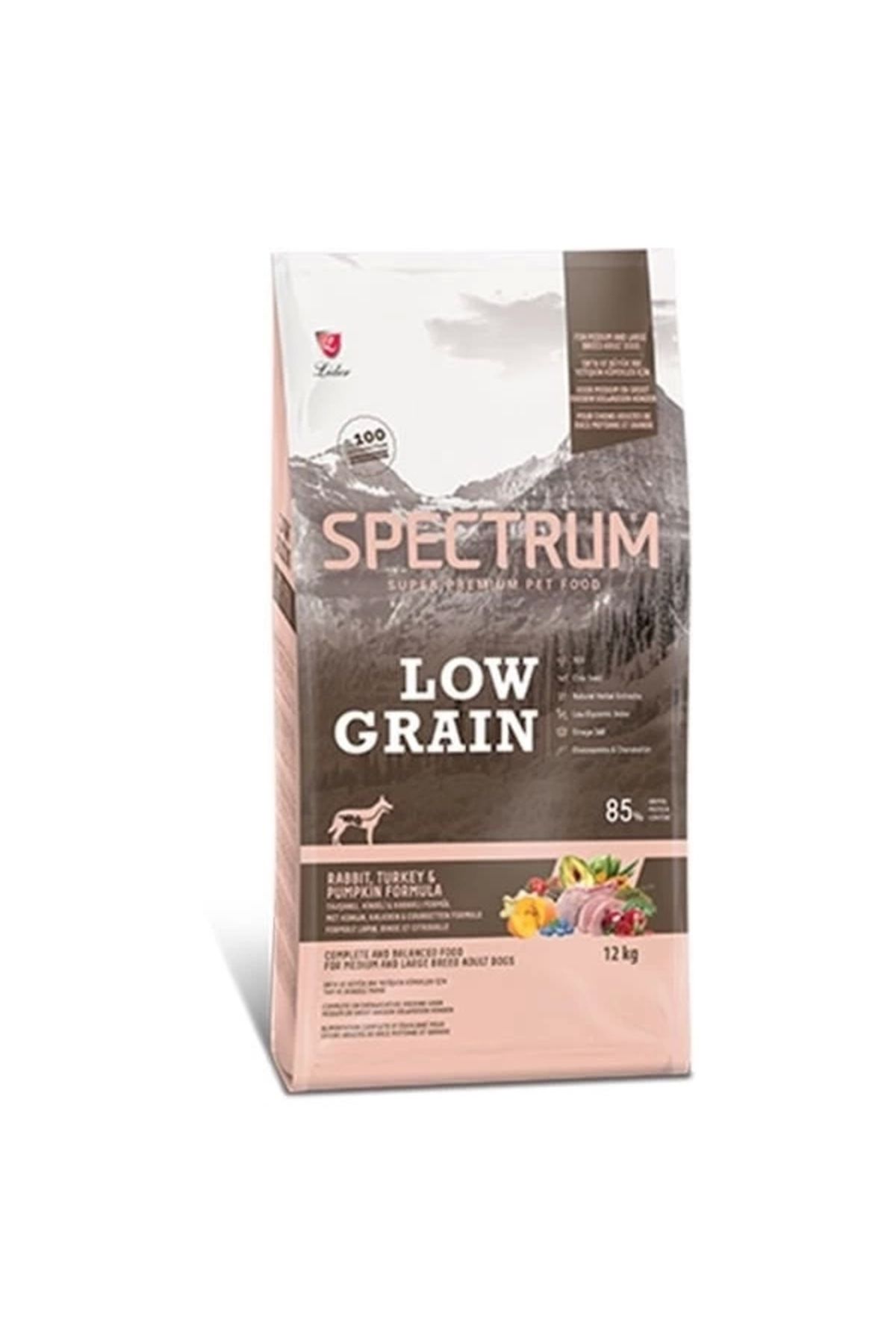 No8 Home Spectrum Düşük Tahıllı Tavşanlı Hindili ve Bal Kabaklı Orta ve Büyük Irk Yetişkin Köpek Maması 12 Kg
