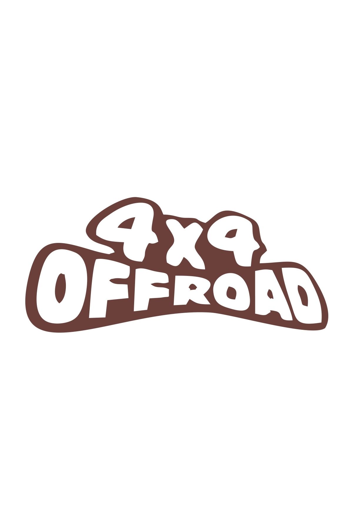 Reysa Tasarım 4x4 Off Road Sticker 17x17 Cm Kahverengi