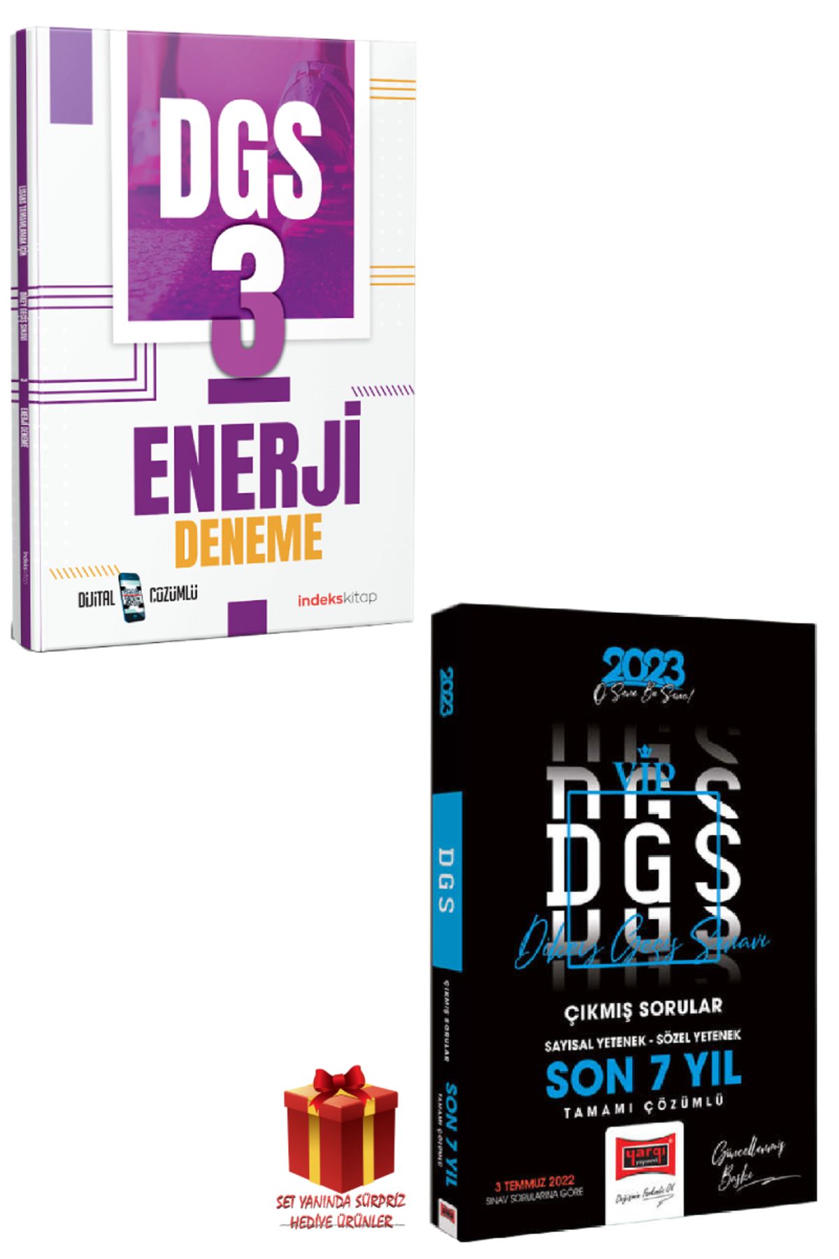 İndeks Akademi 2025 İndeks Akademi DGS Deneme+Yargı DGS Çıkmış Sorular Son 7 Yıl+Hediye