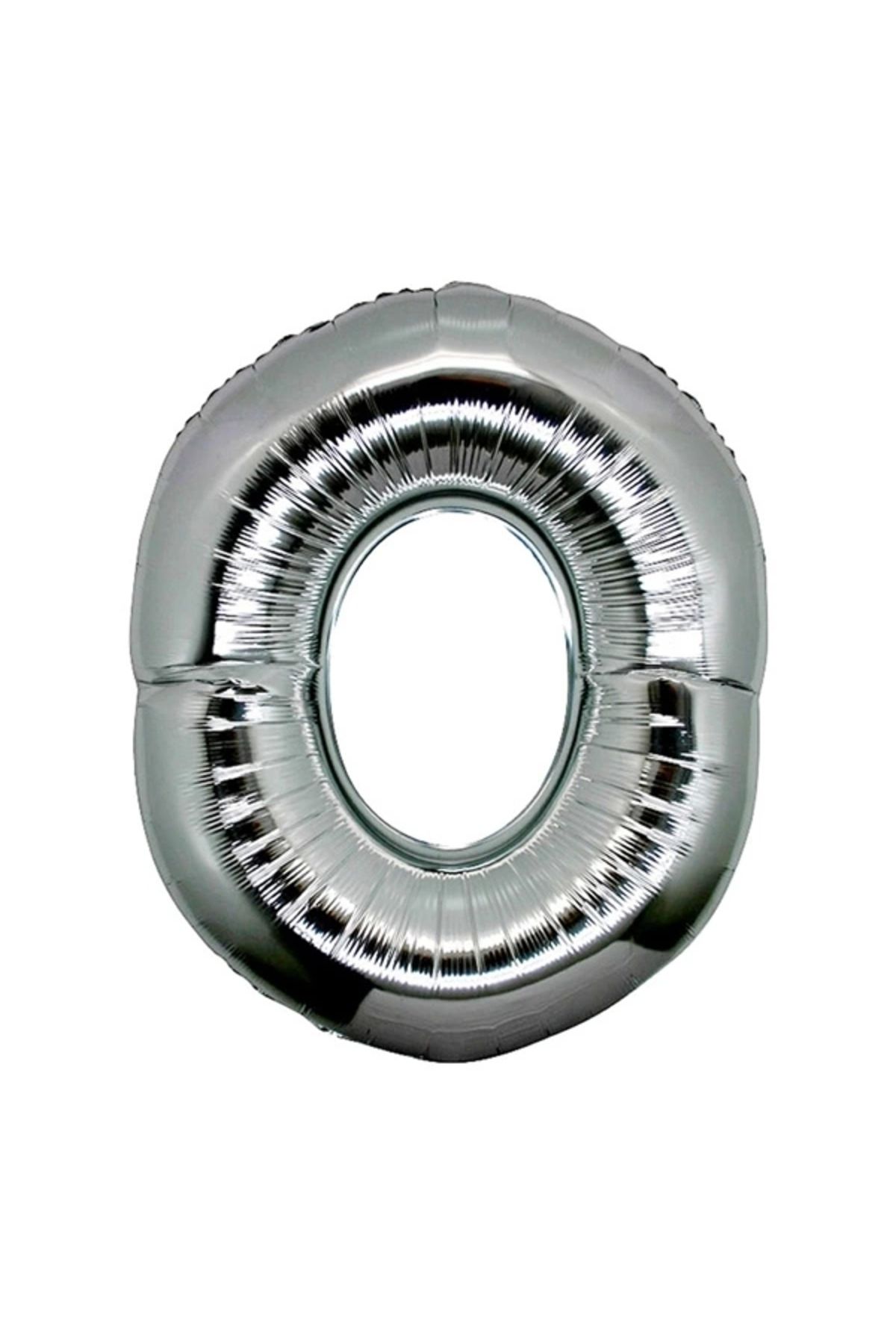 Generic Gümüş Rengi Folyo Harf Balon 1 Metre