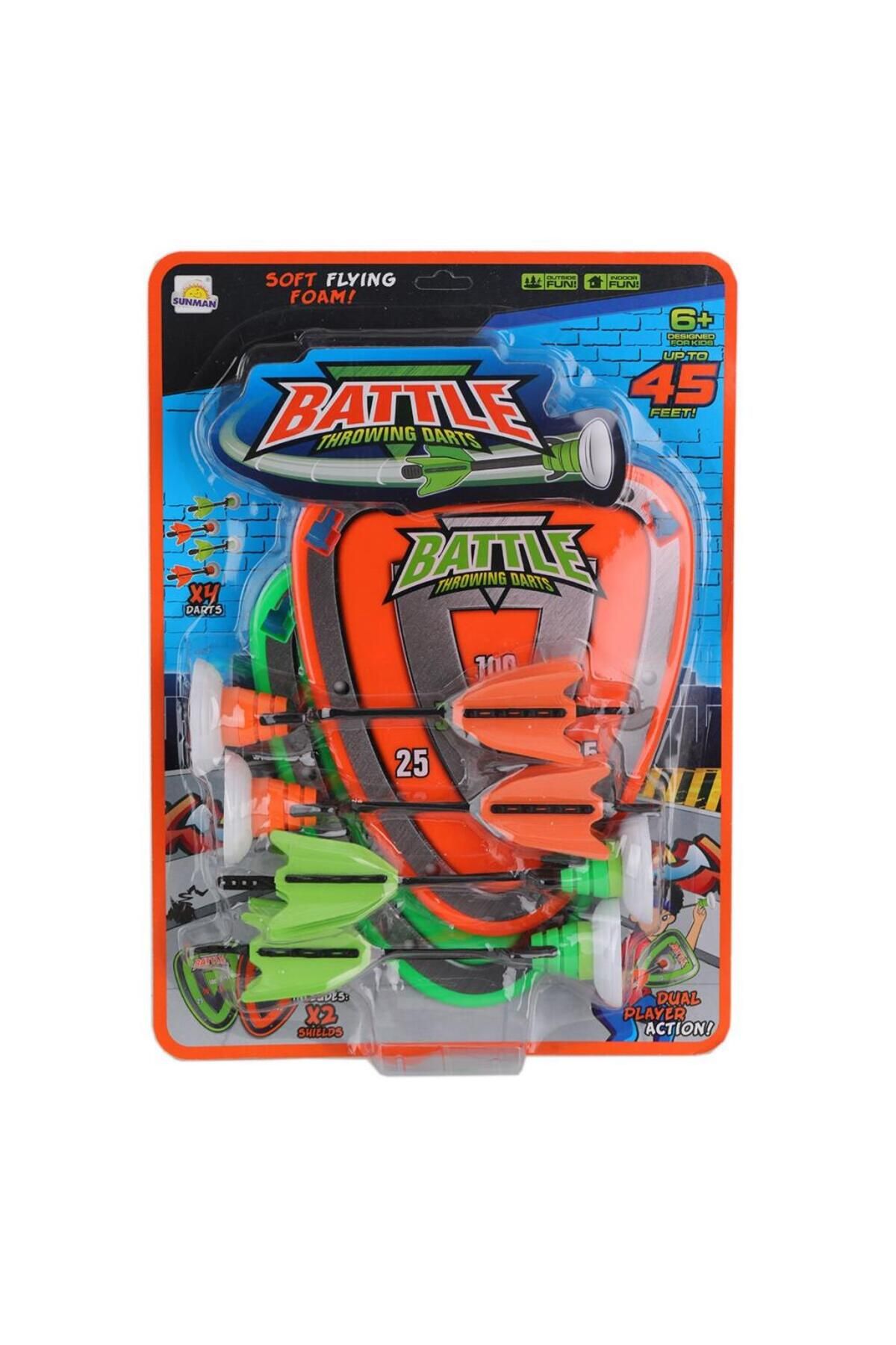 NW NessiWorld Nessiworld 4305 SUN-YFN-DART-BATTLE THROWİNG 2 HEDEFLİ 4 OKLU DART