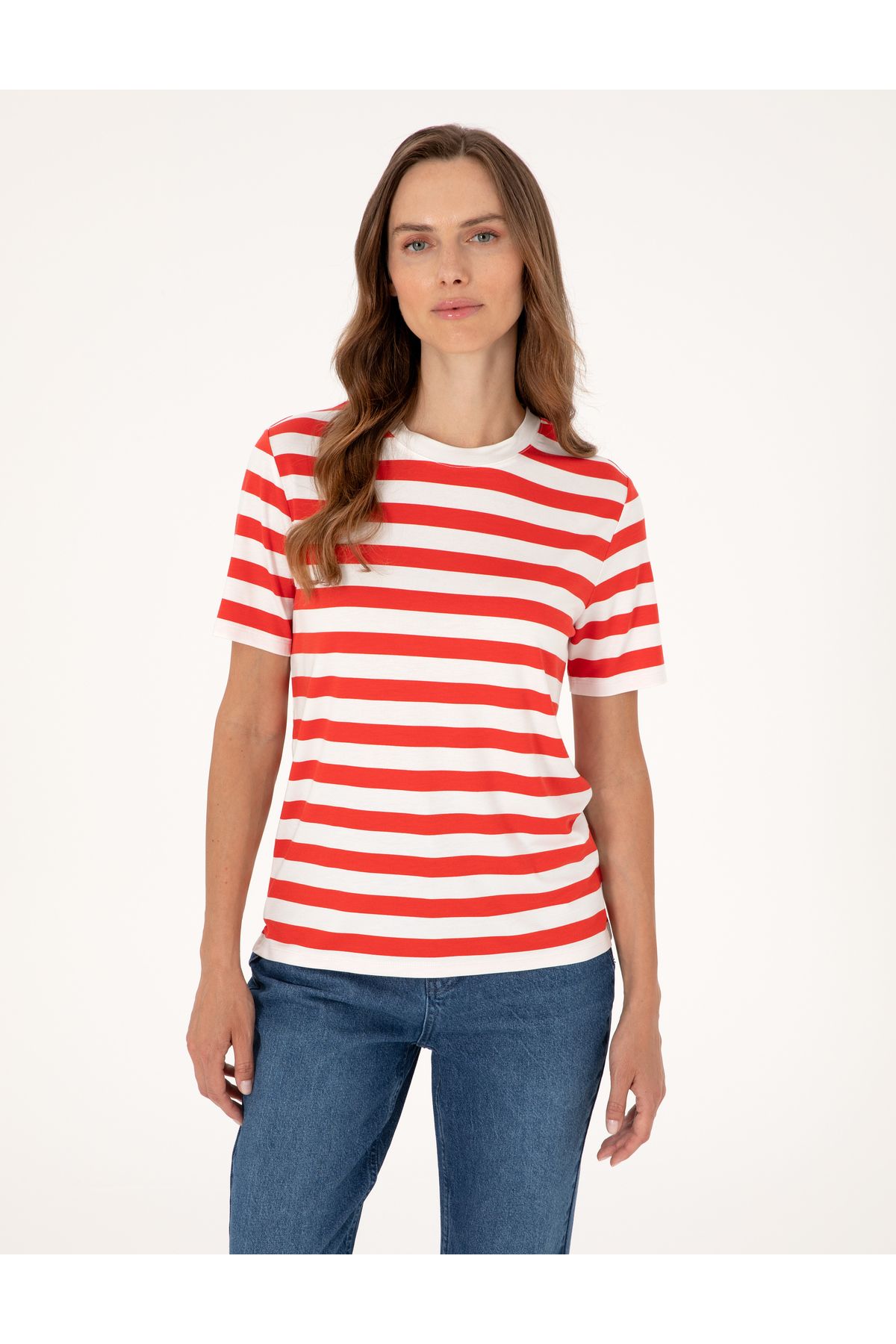 Pierre Cardin Beyaz Regular Fit Tişört 50305777-VR013