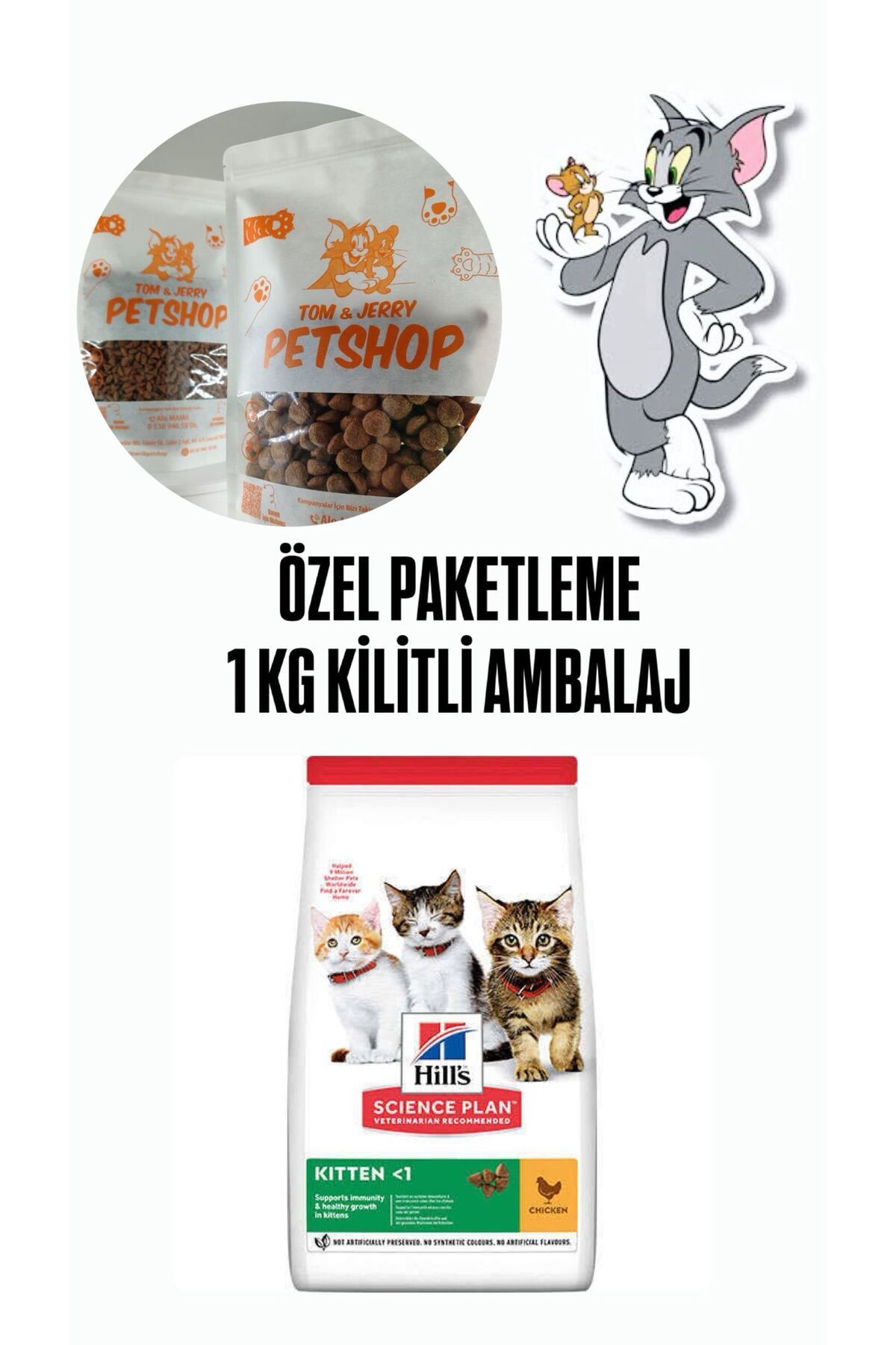 Hill's TOM&JERRYPETSHOP-HİLL'S YAVRU KEDİ MAMASI 1 KG