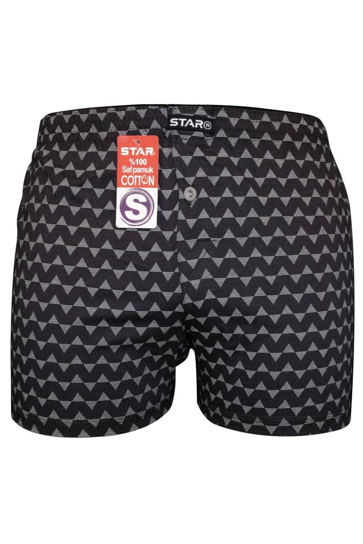 Star %100 SAF PAMUKLU RAHAT KALIP DESENLİ HAVLU BEL BOXER