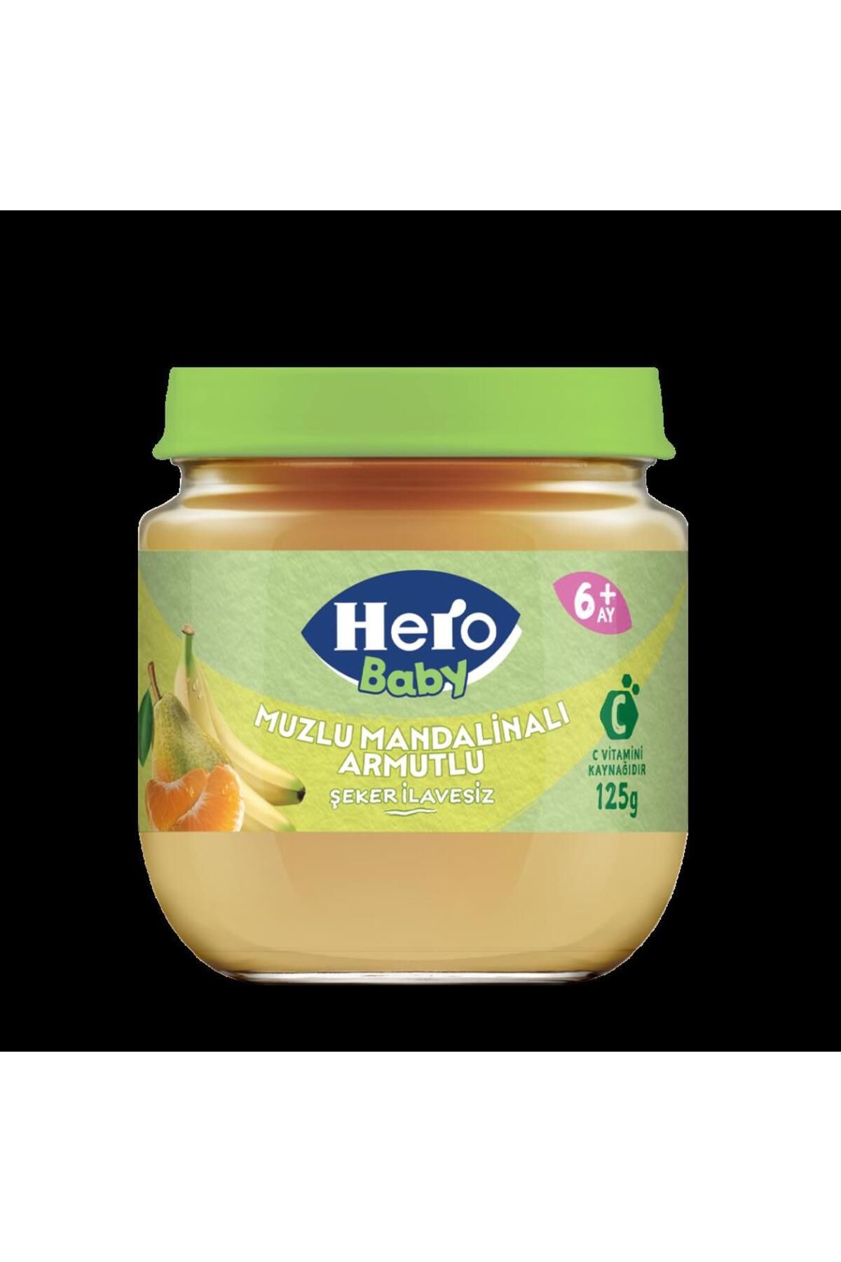 NW NessiWorld Nessiworld Hero Baby Muzlu Mandalinalı Armutlu Kavanoz Mama 125 Gr