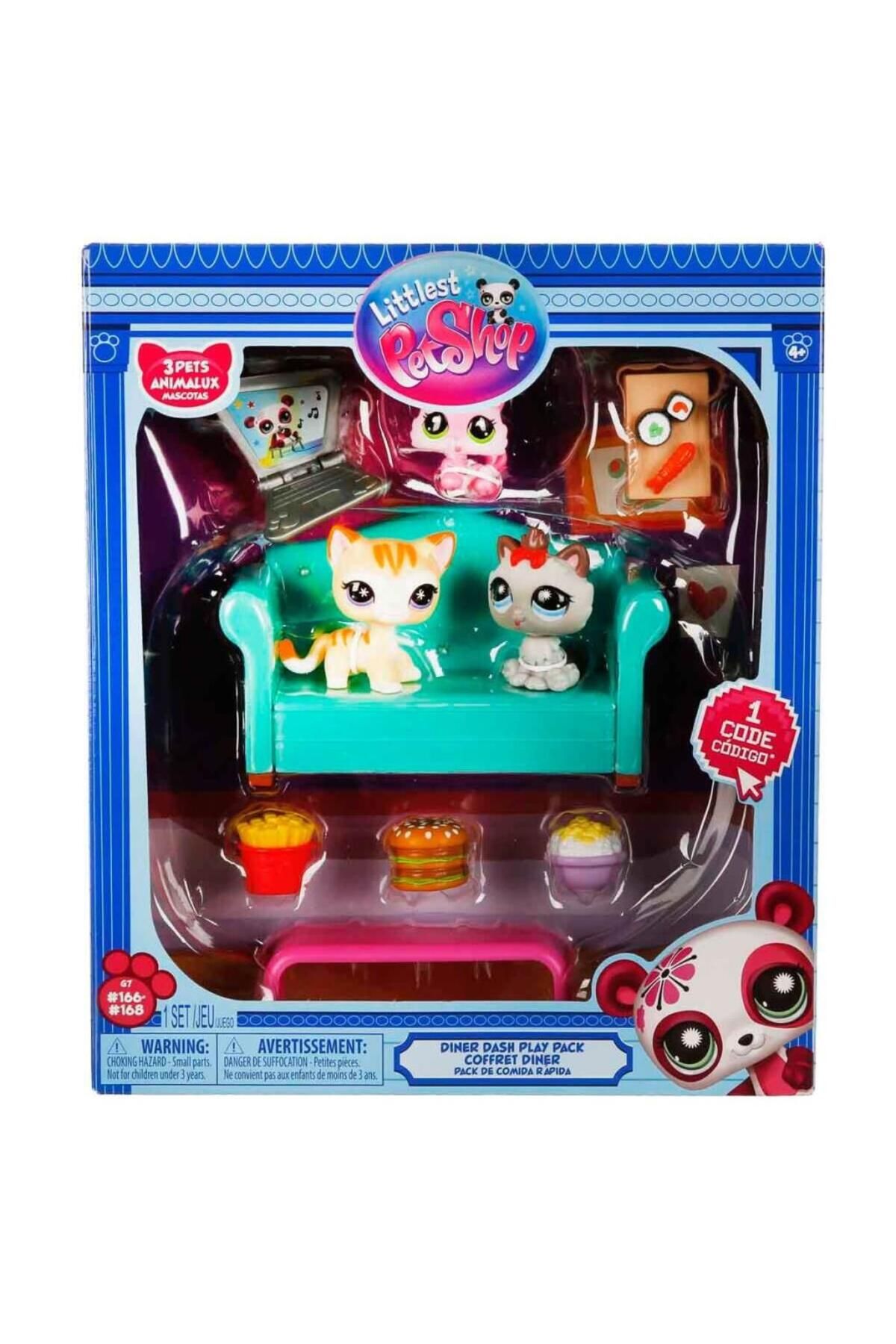 NW NessiWorld Nessiworld 6360 SUN-Littlest Pet Shop Minişler Lokanta Oyun Seti