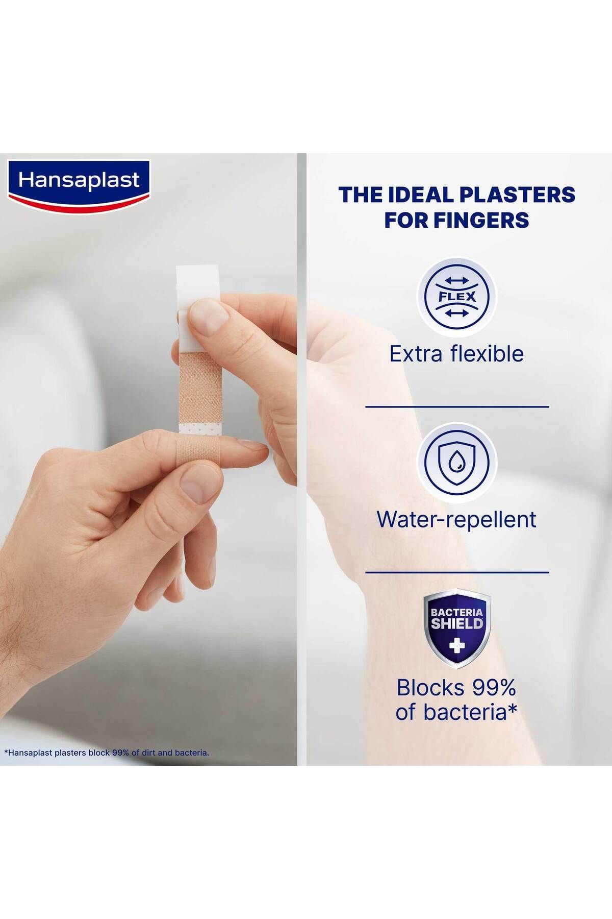 Hansaplast-Finger Strips Plasters Elastic 16 pcs 3
