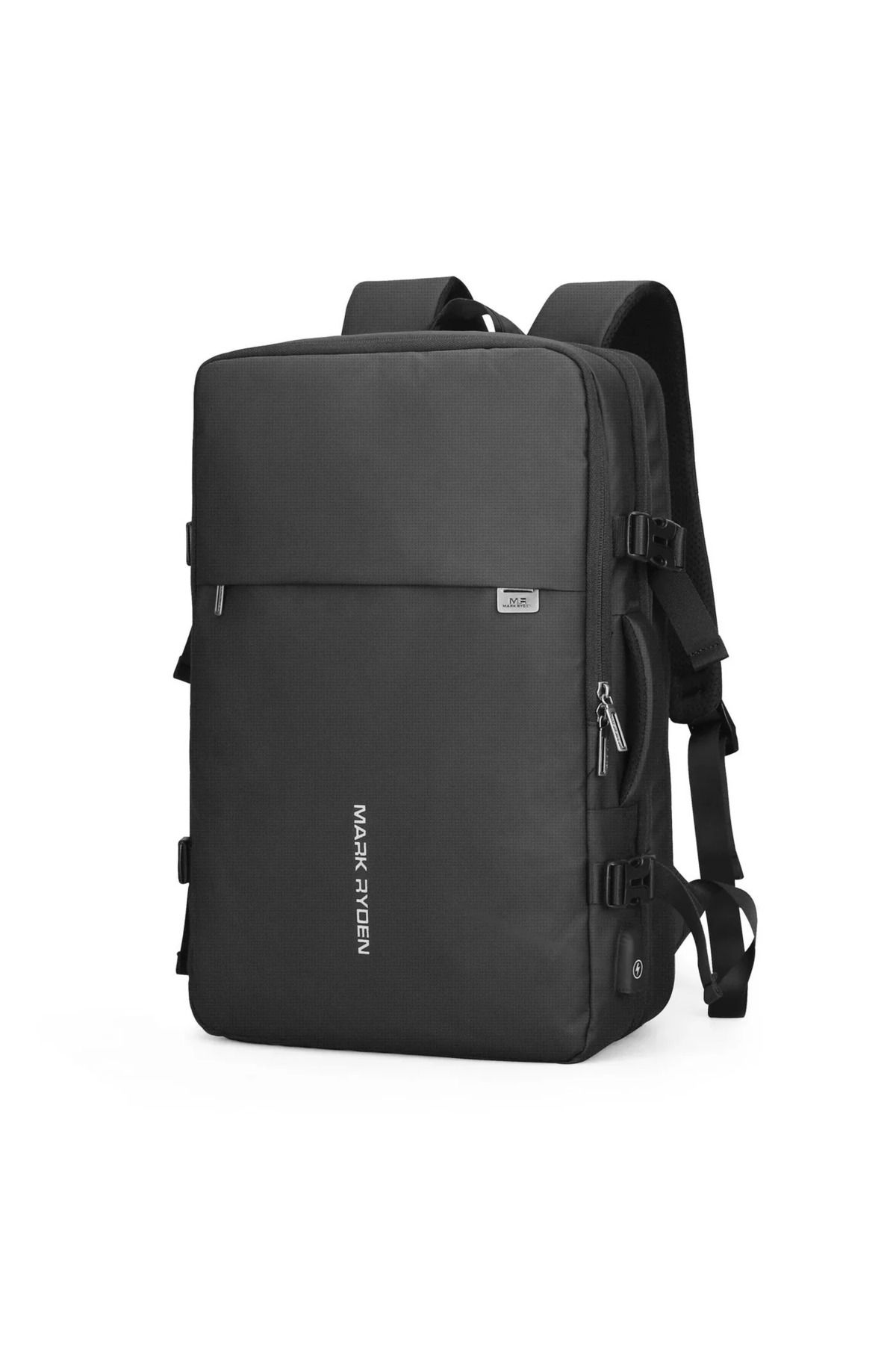 Mark Ryden Pathrato Genişletilebilir Su Geçirmez 17.3" Laptop Uyumlu USB Portlu Seyahat Sırt Çantası