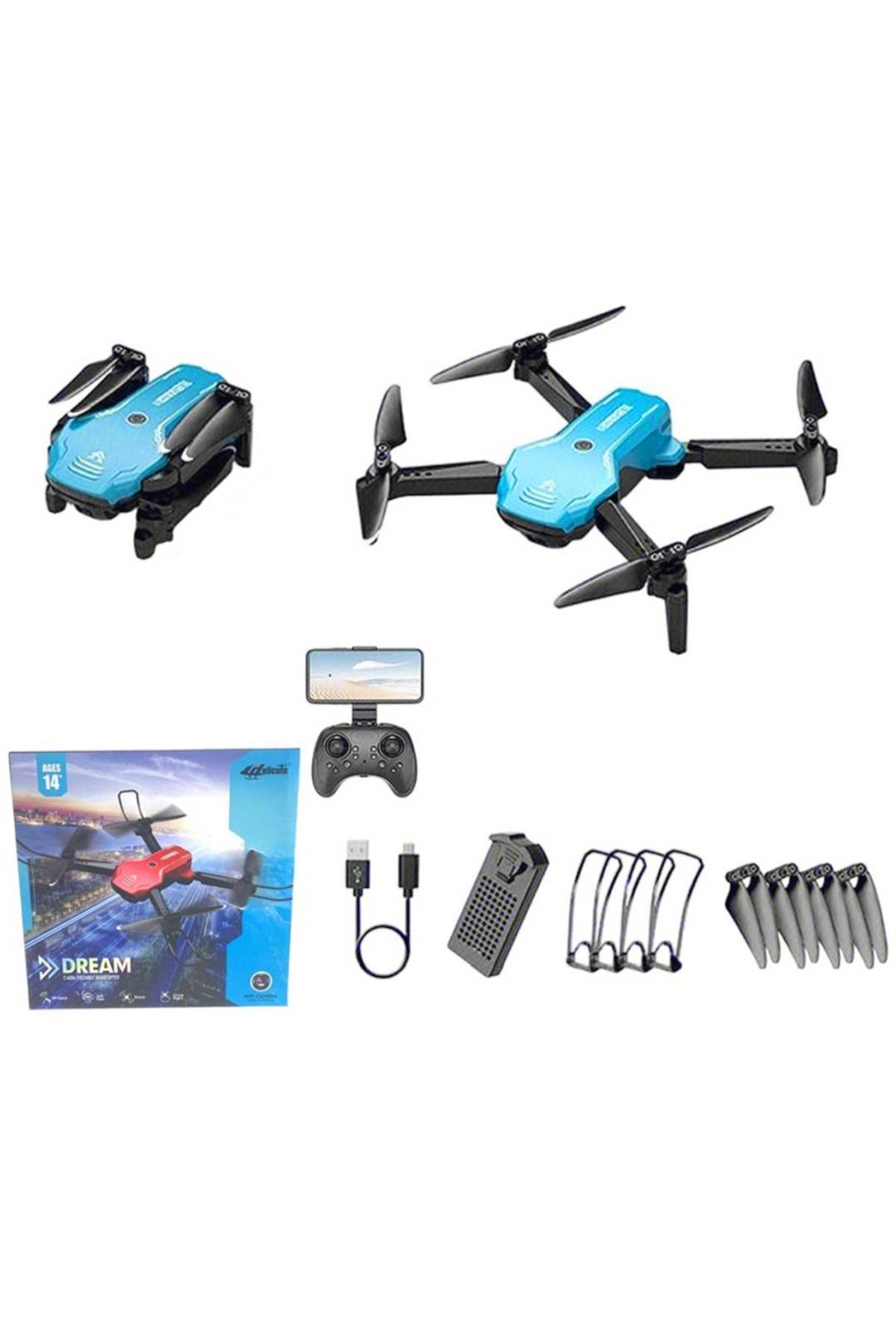 Art Tone VARDEM DRONE KAMERALI WİFİ F/F 2.4GHZ ŞARJLI 14+