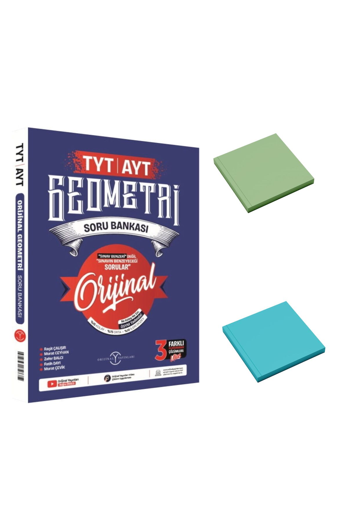 Orijinal Yayınları Orijinal Yayınları Geometri Soru Bankası + Hediye