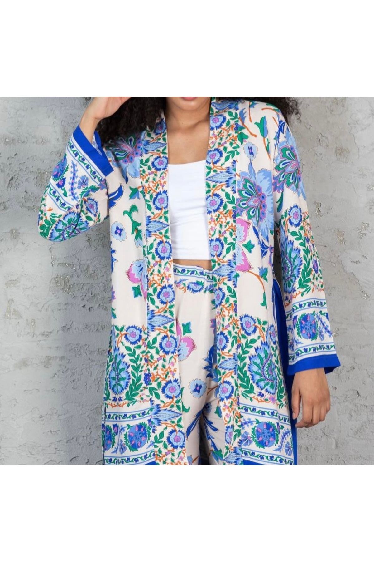 Mint İkili Kimono Takım